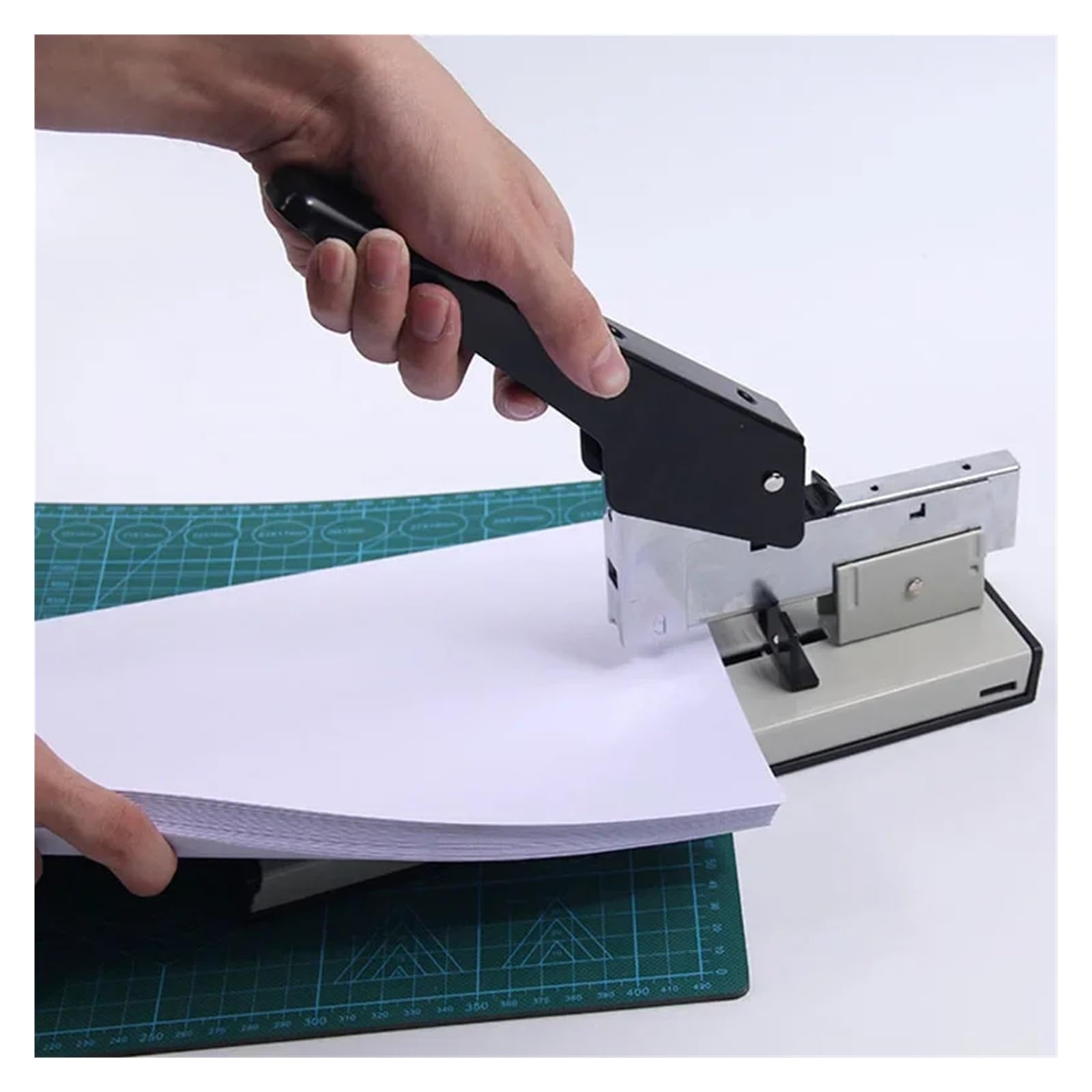 Cucitrice meccanica di grande capacità Graffette manuali for fogli carta Rilegatura con chiodi da 1000 pezzi 23/13 23/6