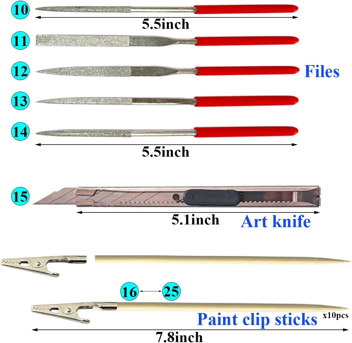 Model DIY Tool Kit, Basic Gundam Craft Building Repairing Tool Set
