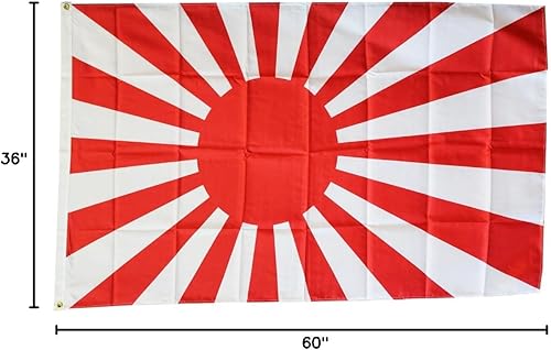 Miniatura 2 de Japonés Naval Ensign – 3 'x 5' dura-polytm poliéster mundo Bandera por flagline