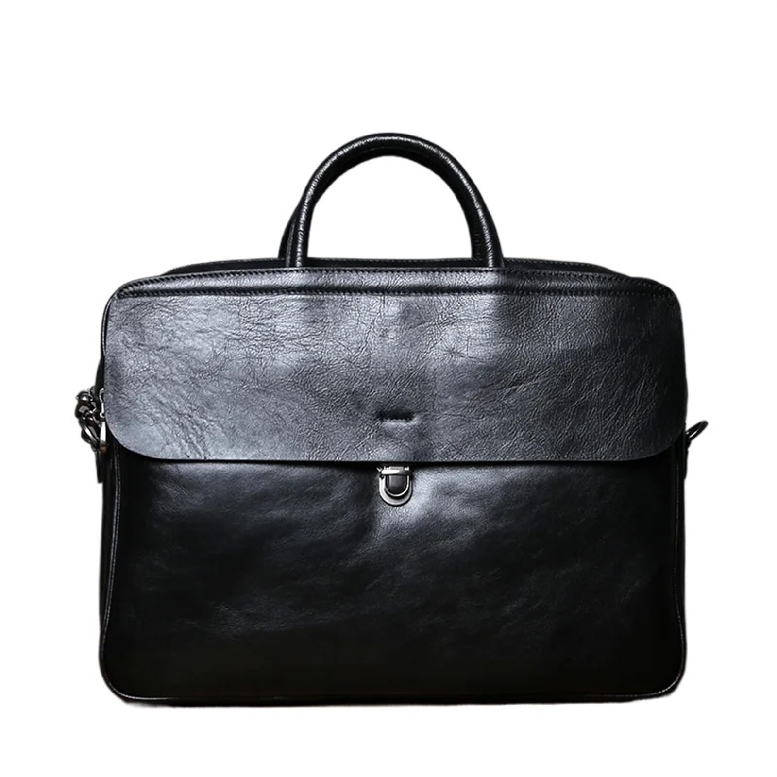 Borsa Per Pc Portatile Valigetta da uomo in pelle Borsa in di vacchetta naturale a tracolla grande capacità for computer casual