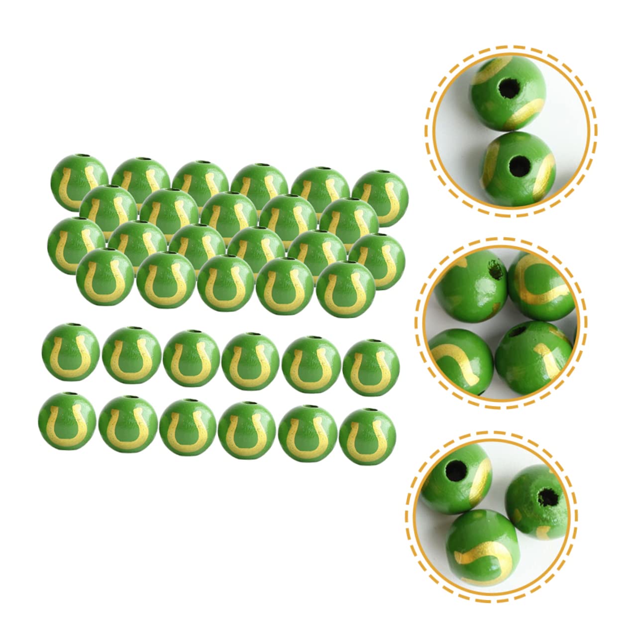 EXCEART 100 Pièces Bijoux En Perles Perles Guirlande De