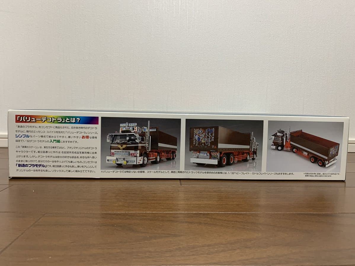 Amazon.co.jp: アオシマ 鉄屑ステージ 平箱トレーラー バリュー