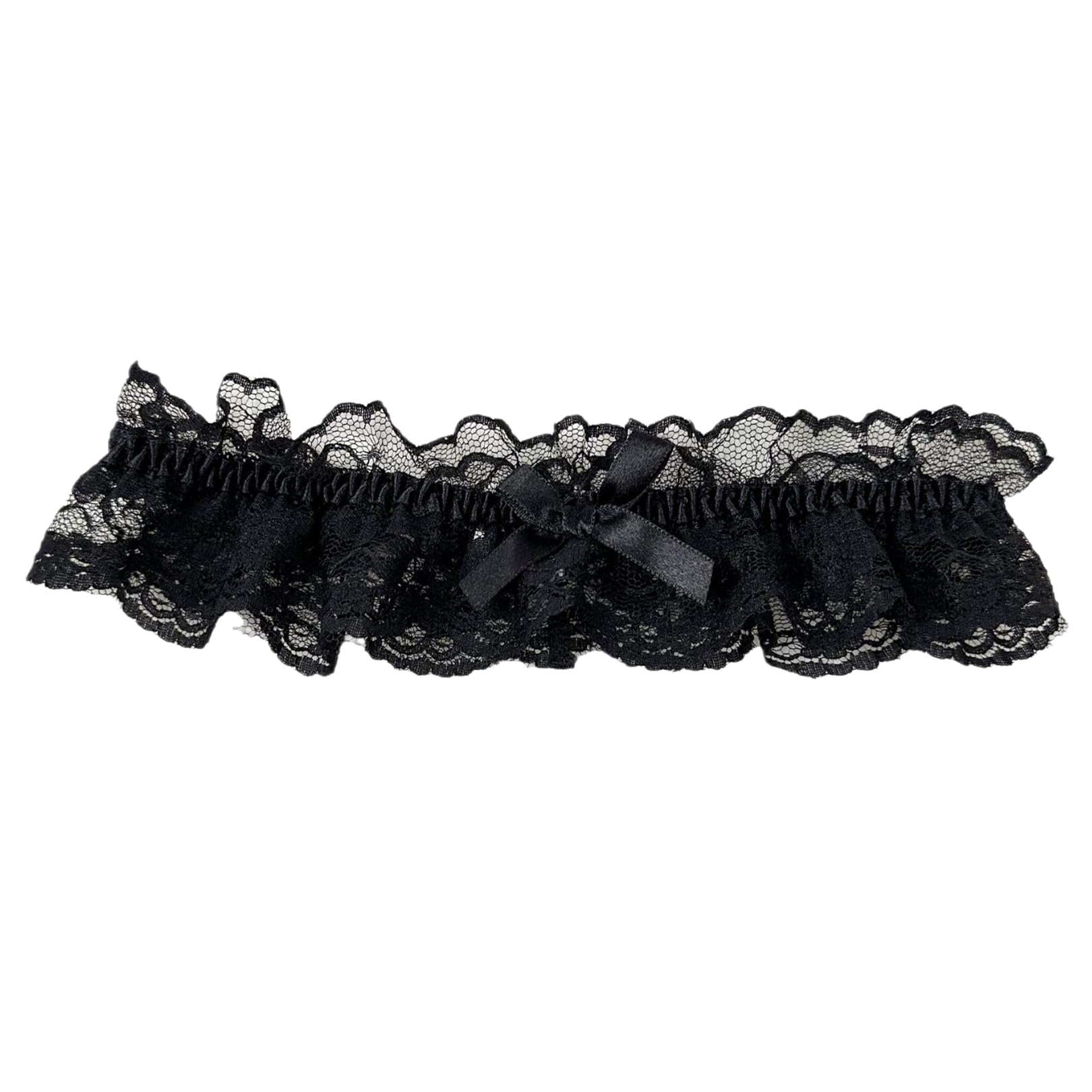 Garters for Brides,Wedding Lace Bridal Garter Set Women's Prom Stretchy Garter Belt Dresses Accessories Perfect Garter Lingerie Leg Personalised Garter Belts,for Bride to Be Wedding Party (Black)