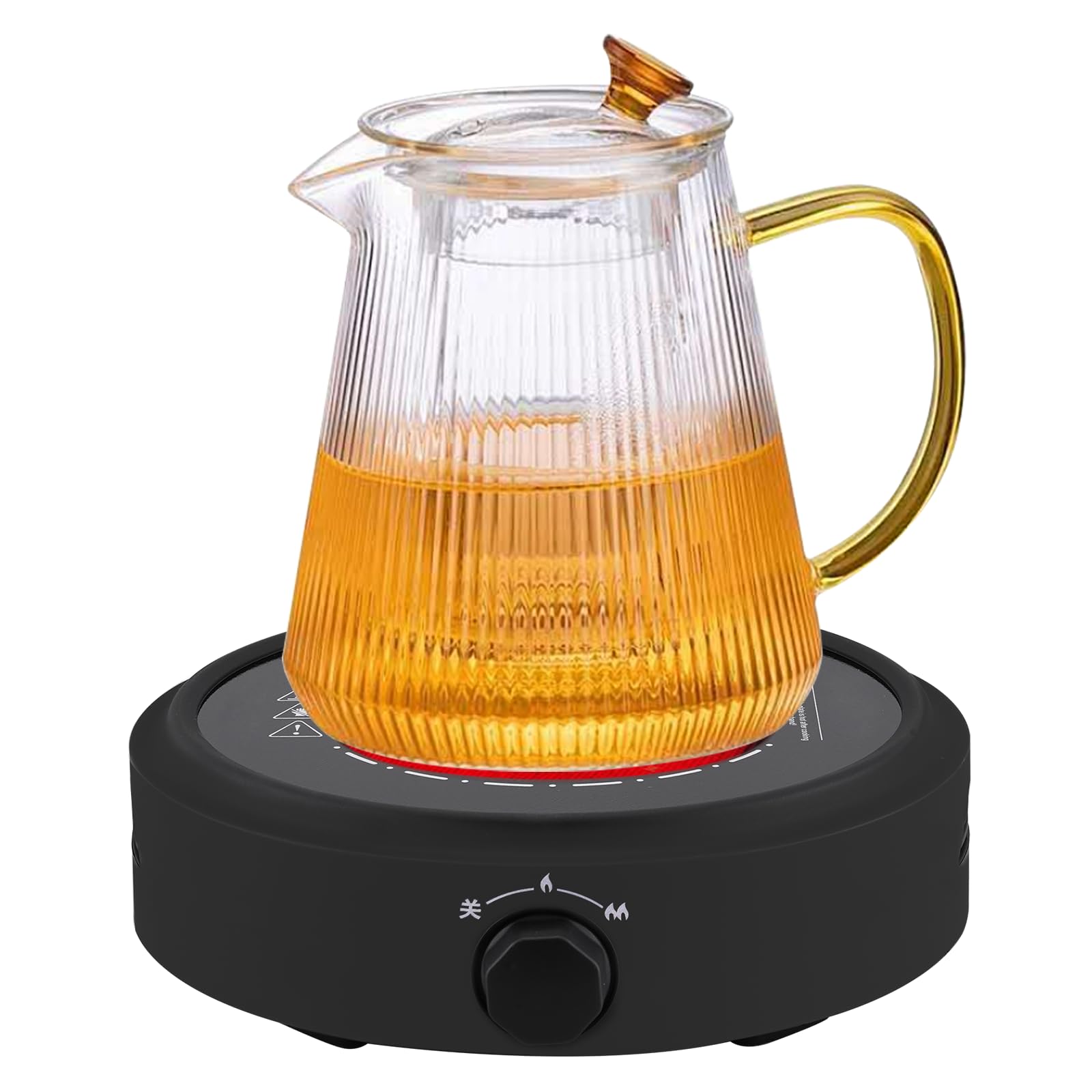 MXBAOHENG 800W Ceramic Single Hot Plate with 2 Power Levels for Home