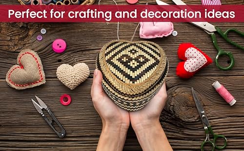 CRAFTCURL Bamboo Sticky Rice Basket - 100% Food Safe Heart Shaped Sticky Rice Basket - Bamboo Steamer Stylish Addition to Any Kitchen - Ideal for Meal Preparation & Health-Conscious Foodies (5 Inches) - Image 5