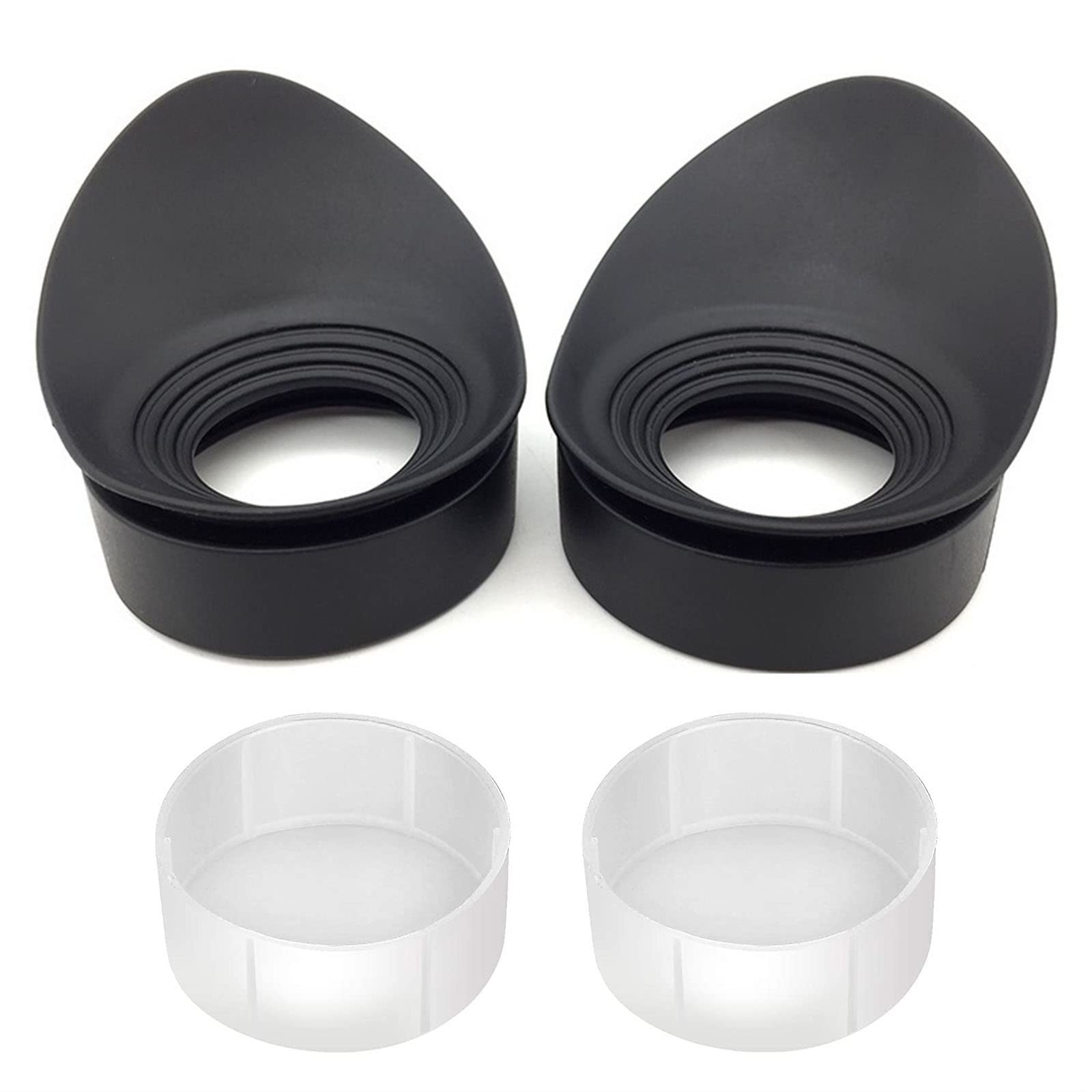 A Pair of Binoculars Rubber Eye Cups Eye Guards Caps ID 40MM/1.57”Suit for 39mm/1.5“ - 42mm/1.65" Microscope Eyepiece Telescopes Eyecups