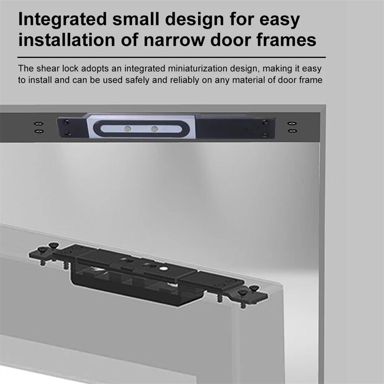 1200KG Magnetic Door Lock Elektryczna kontrola dostępu z sygnalizacyjnym wyjściem Opóźniony bezpieczny wpis do szklanych drzwi stalowych
