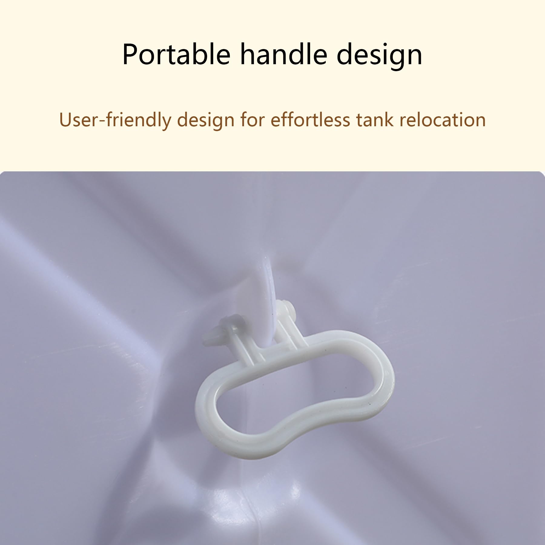 Grande Serbatoio Acqua con Rubinetto, Portatile Bianco Tanica per Acqua Potabile, Plastica, Alimentare, HDPE, per Campeggio, Roulotte, Camper, Emergenze e Giardino(Size:35L)