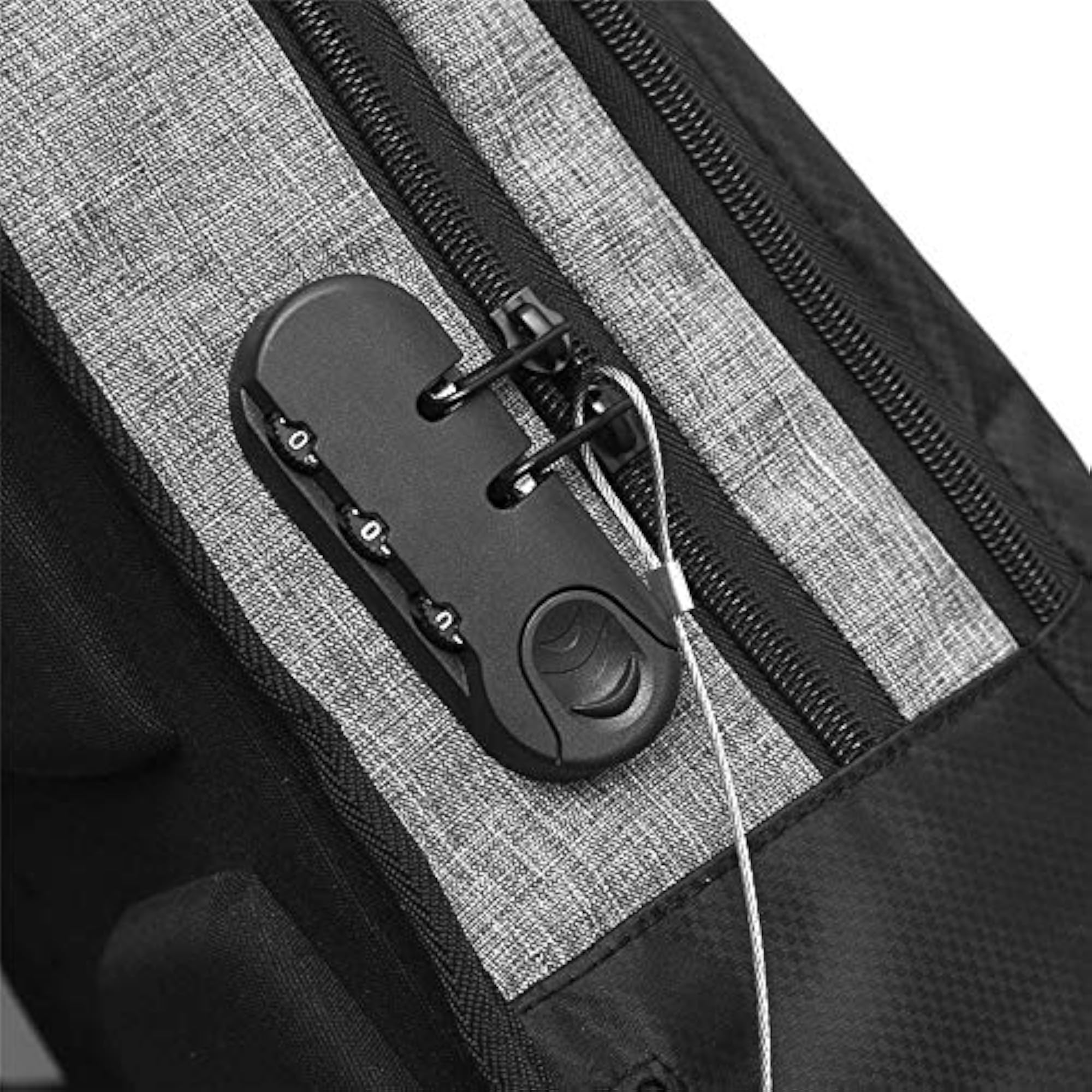 Business Men's Shoulder Bag with USB Charging