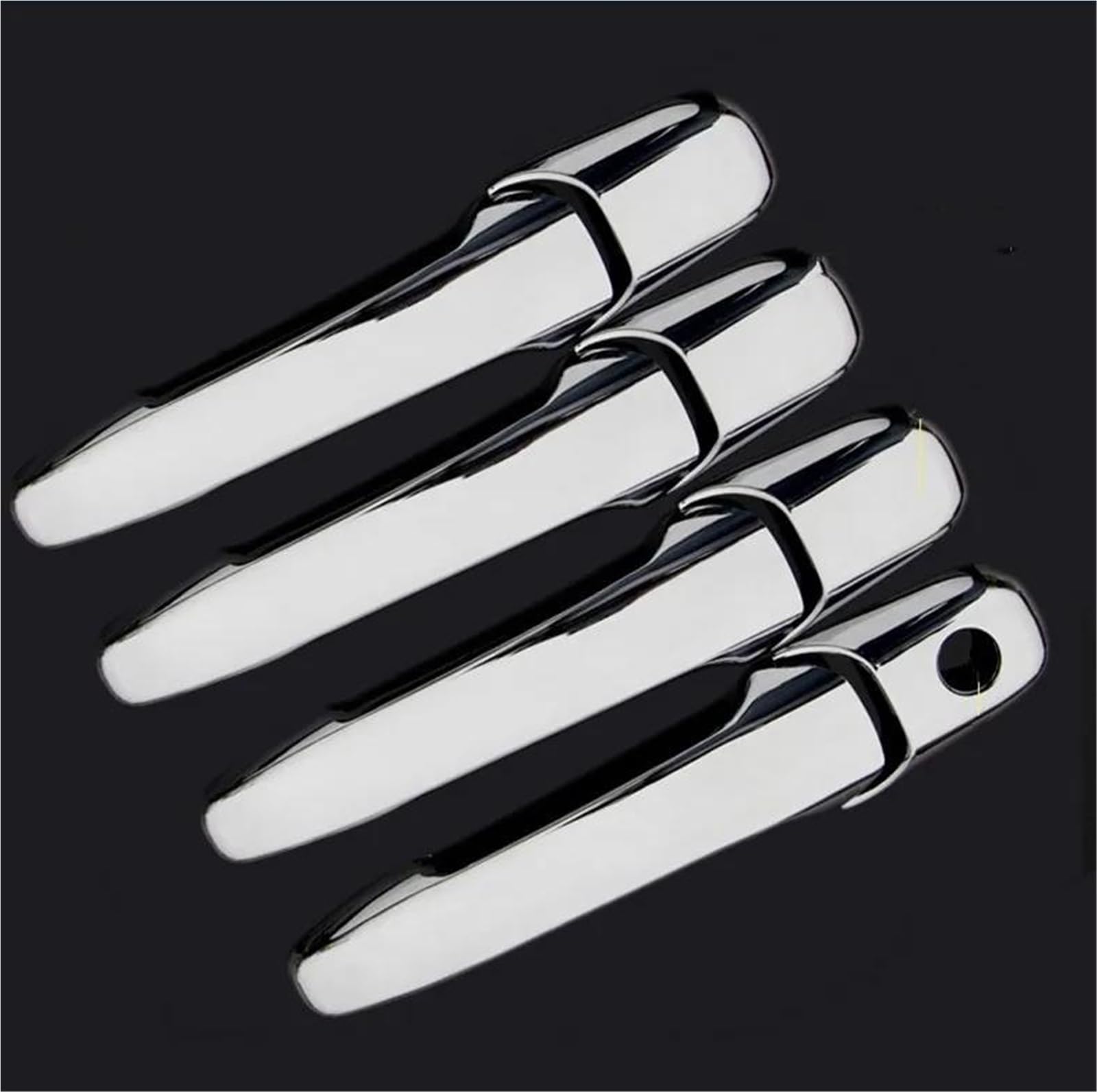 DTSGCX Chrome Car Door Handle Cover Trim Car Styling Accessories for Mazda 3 2004 2005 2006 2007 2008 2009 Vehicle Trim kit