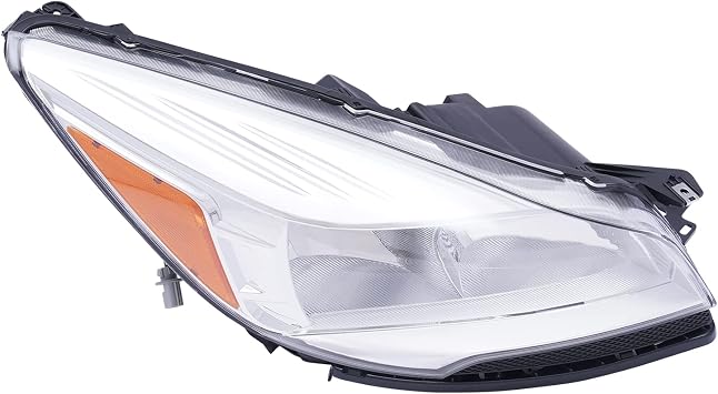 Headlights Assembly Sets For Ford Escape 2013 2014 2015 2016, Halogen Headlamp Left Driver and Right Passenger Side, High Performance Front Lamp Perfect For Original Car Right