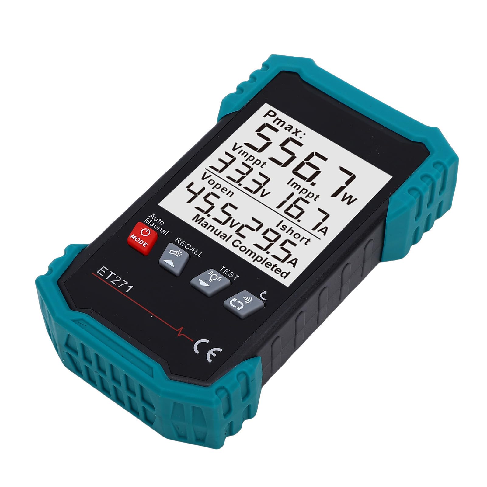 Ausla Tester per Pannelli Solari, Analizzatore Fotovoltaico MPPT 2000W con Memorizzazione Dati LCD Retroilluminato e Range Automatico per Tecnici Solari Commerciali Residenziali