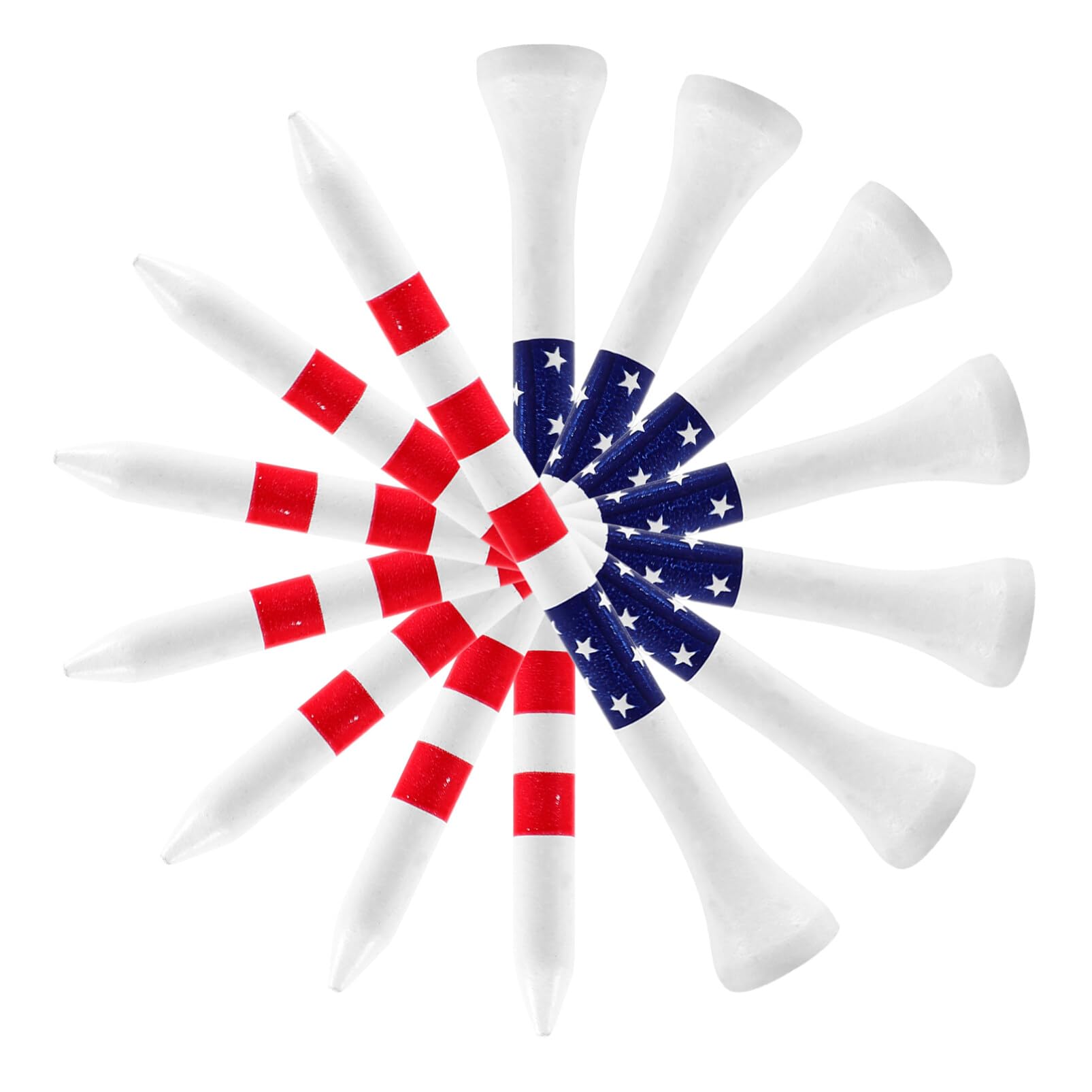 POPETPOP 20pcs Golf Tees Replaceable Golf Spikes for Enhanced Performance for Outdoor Practice for Course and Driving Range Use