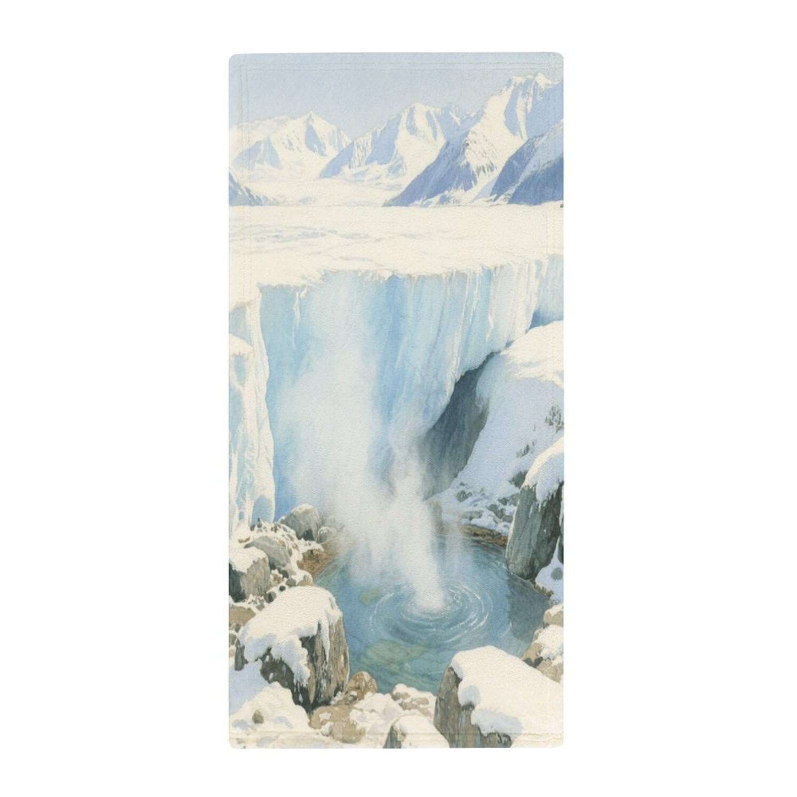 Fekiloot Style Glacier Hot Springs Towels For Bathroom, Bath Towels 13.8 X 28.7 Inch, Hand Towel Multipurpose Use As Bath Fitness, Bathroom, Shower, Sports, Yoga Towel