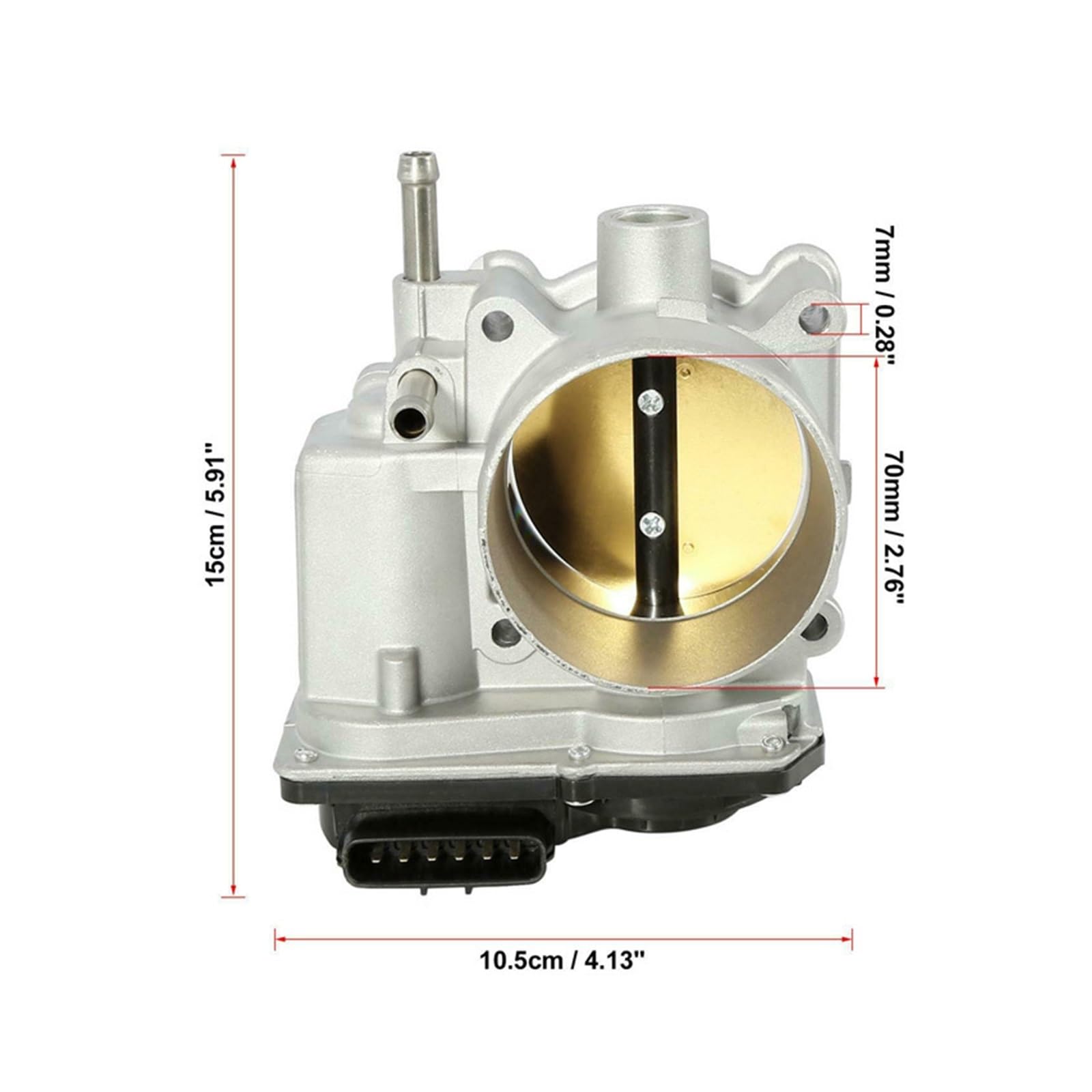 UNCRON Neues Drosselklappengehäuse for Toyota 4, for Runner, for FJ, for Cruiser, for Tacoma, for Tundra V6 4.0L, Körperbeschleunigung 2203031010, 220300P010, 337-61011