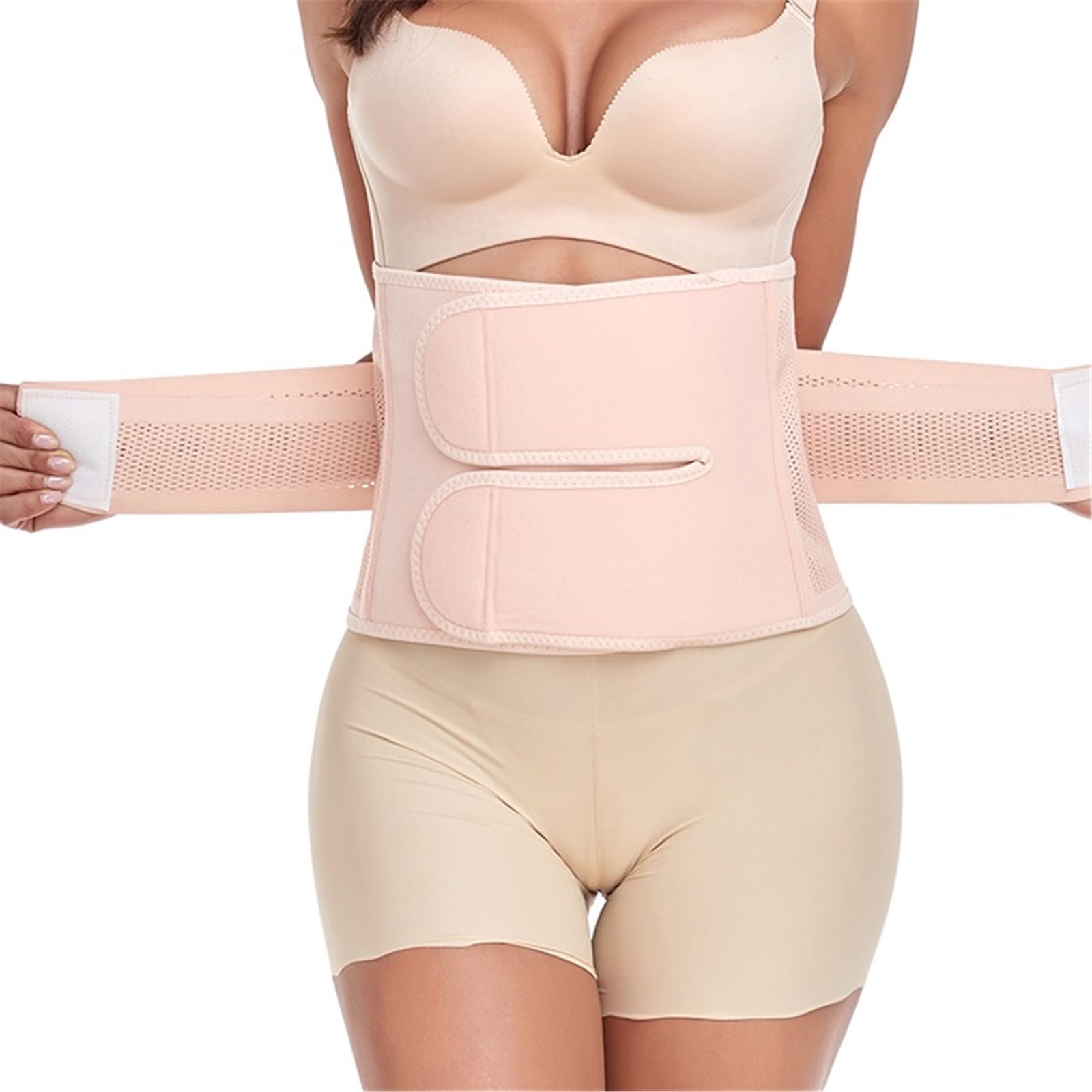 Faja posparto Cinturón de recuperación de cesárea Soporte de Espalda Faja Abdominal Faja Abdominal Faja posoperatoria Faja Postparto(2 PCS,XL)