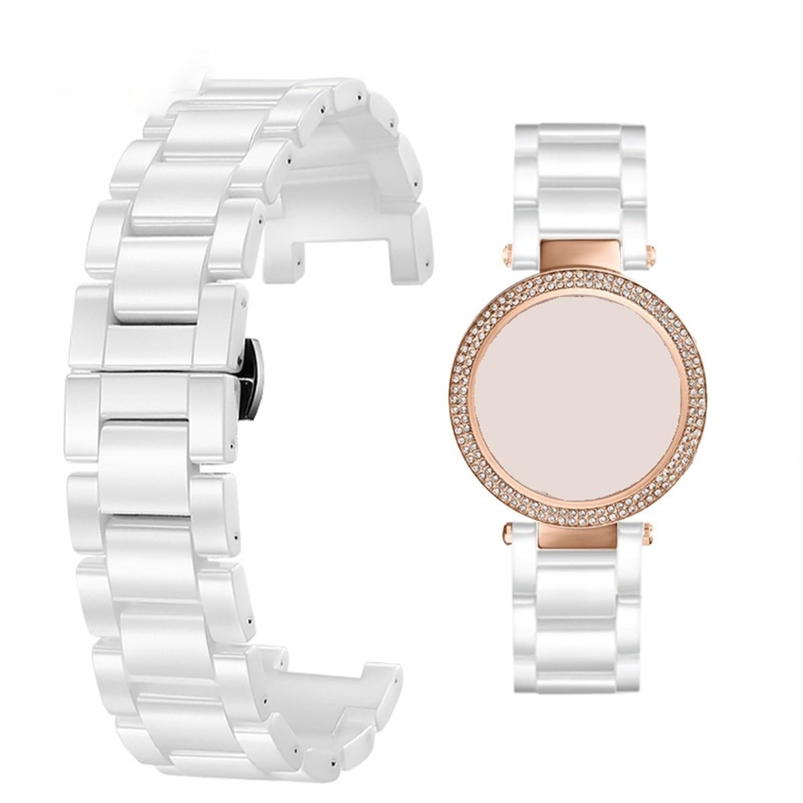 Ceramiczny pasek Damska ceramiczna opaska na nadgarstek Bransoletka Męskie biznesowe akcesoria do smartwatchów
