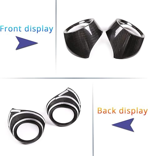 Miniatura 7 de CHEYA Cubierta de salida de aire acondicionado lateral de fibra de carbono 100% real para Alfa Romeo Stelvio Giulia 2017-2020 (Giulia)