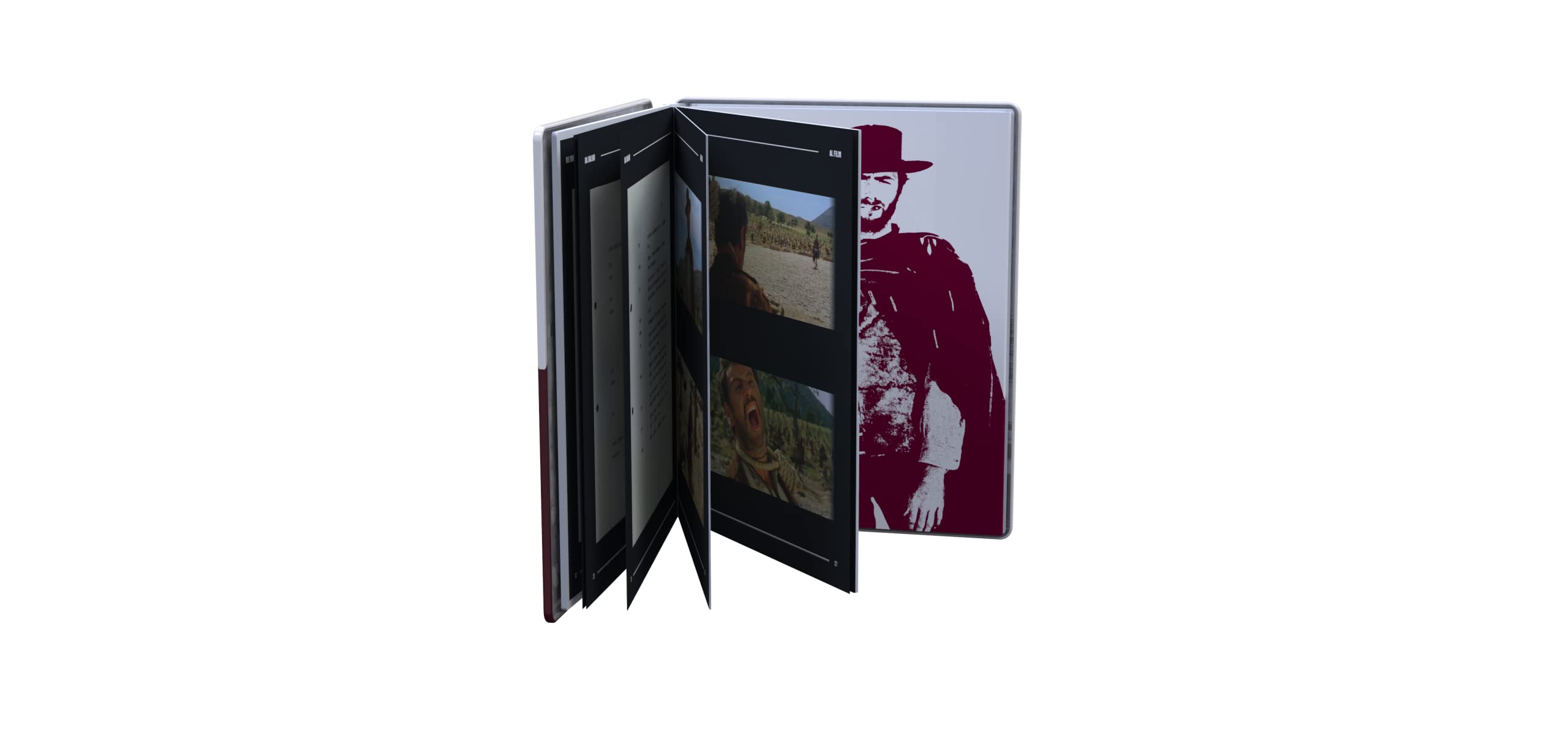 Cofanetto Sergio Leone "La Trilogia Del Dollaro" Steelbook (3 Bd) + Booklet 30 Pp. Ltd