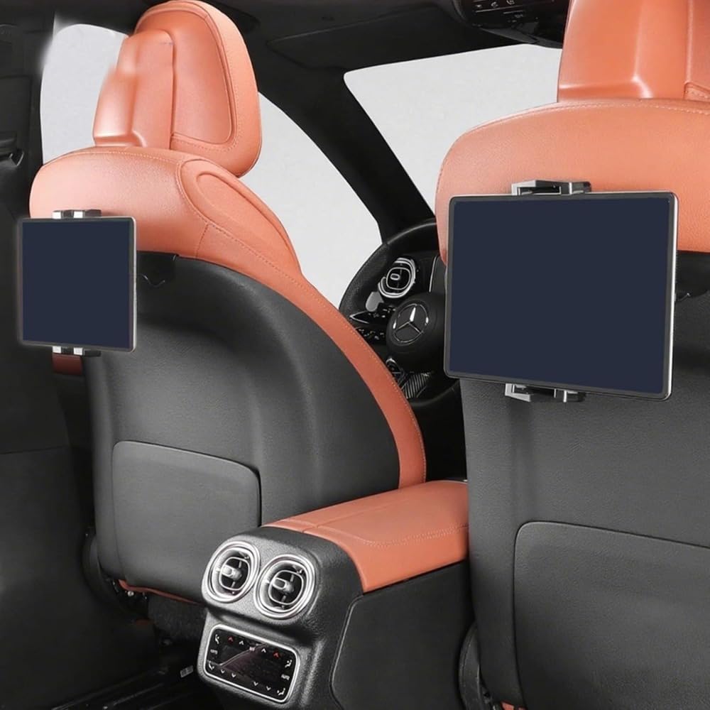 Support de tablette pour Mercedes-Benz Classe C, Classe E et GLC, support extensible pour appui-tête compatible tablettes et smartphones, rotation universelle à 360°, lot de 1 hgfdg/A/A