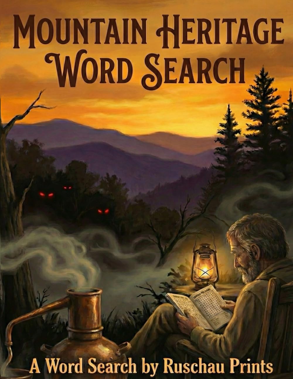 Mountain Heritage Word Search: Appalachian Word Search Puzzles - Folklore, Moonshine, Music & Mountain Life