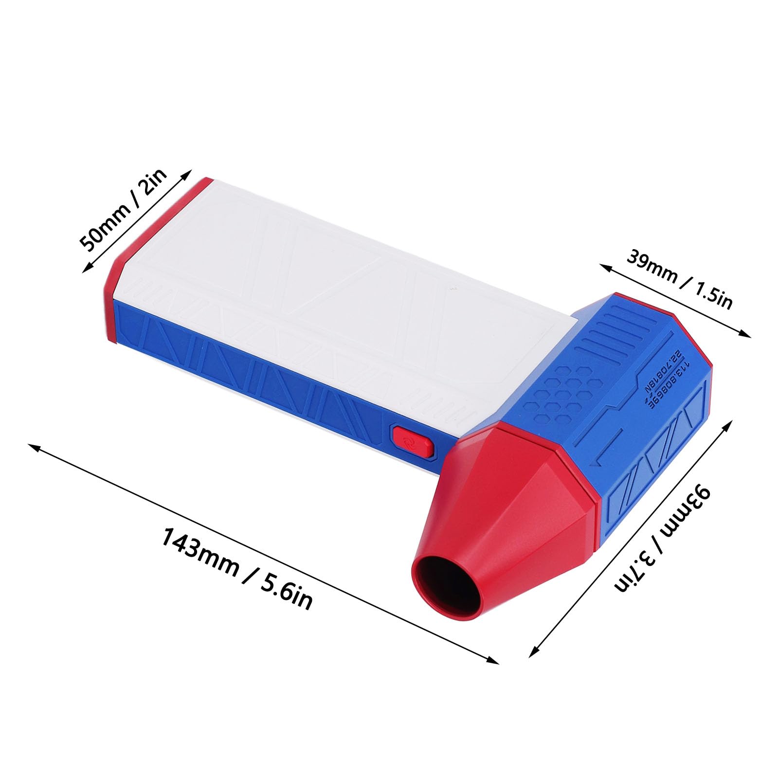 Marhynchus Súper Soplador, Soplador Portátil sin Escobillas, Plumero de Aire Eléctrico con 130000 RPM, Material ABS para Limpieza Industrial, Lavado de Autos, Uso Doméstico