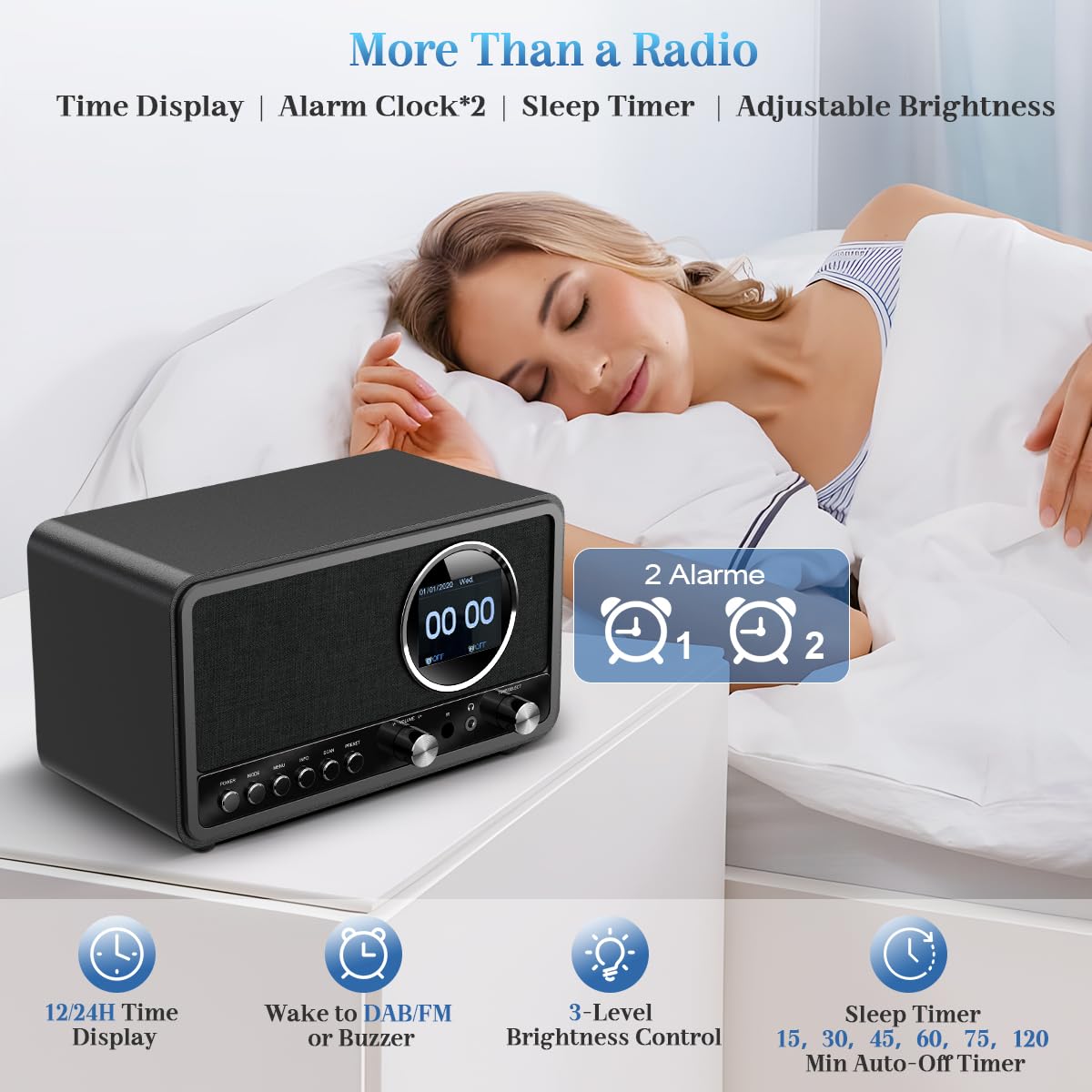 Radio DAB Plus con Bluetooth