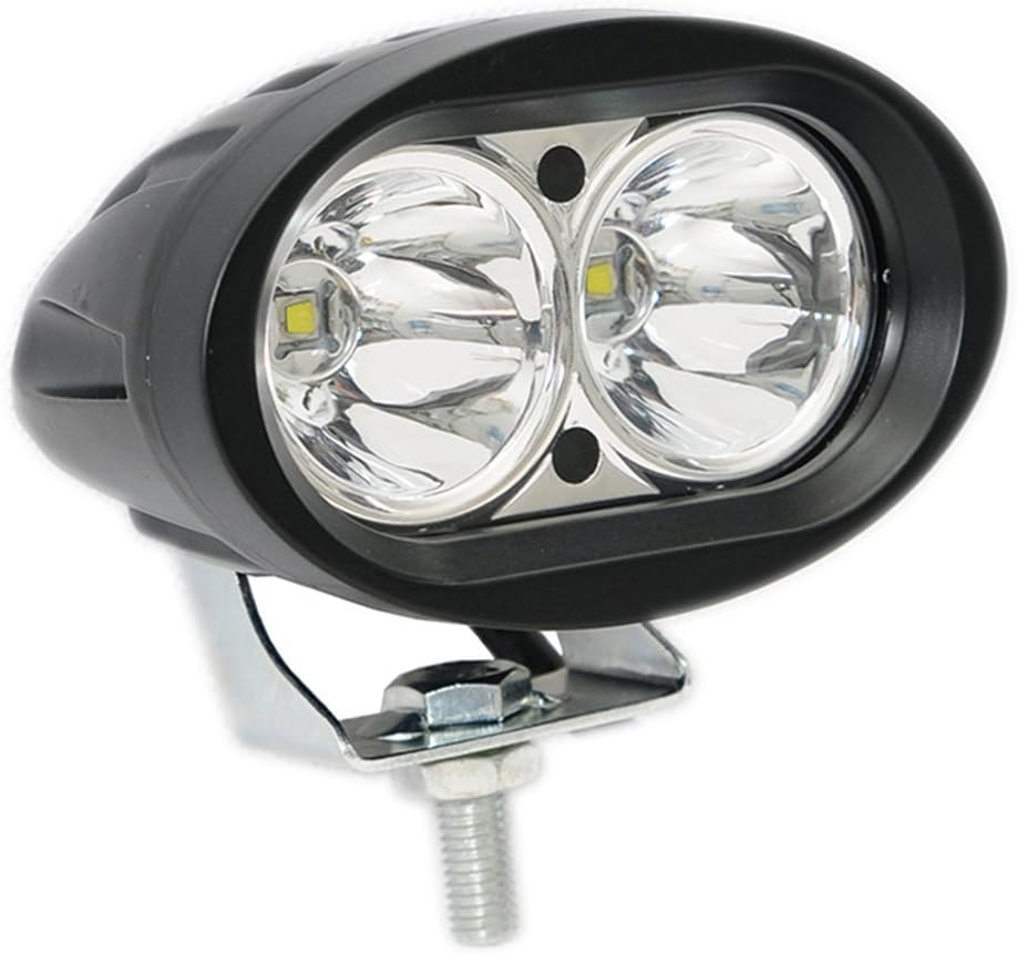 20W LED Offroad Head Lamp Fog Spot 4D Lens Work Light SUV Truck Motorcycle Bike Daytime Running Lights (White)