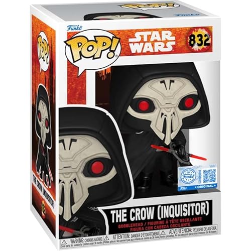Funko Pop! Star Wars: Maul Shadow Lord The Crow (Inkwizytor) Ekskluzywny - Oficjalne towary handlowe