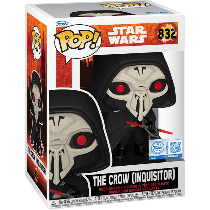 Funko Pop! Star Wars: Maul Shadow Lord The Crow (Inquisidor) Exclusivo - Mercancías oficiales