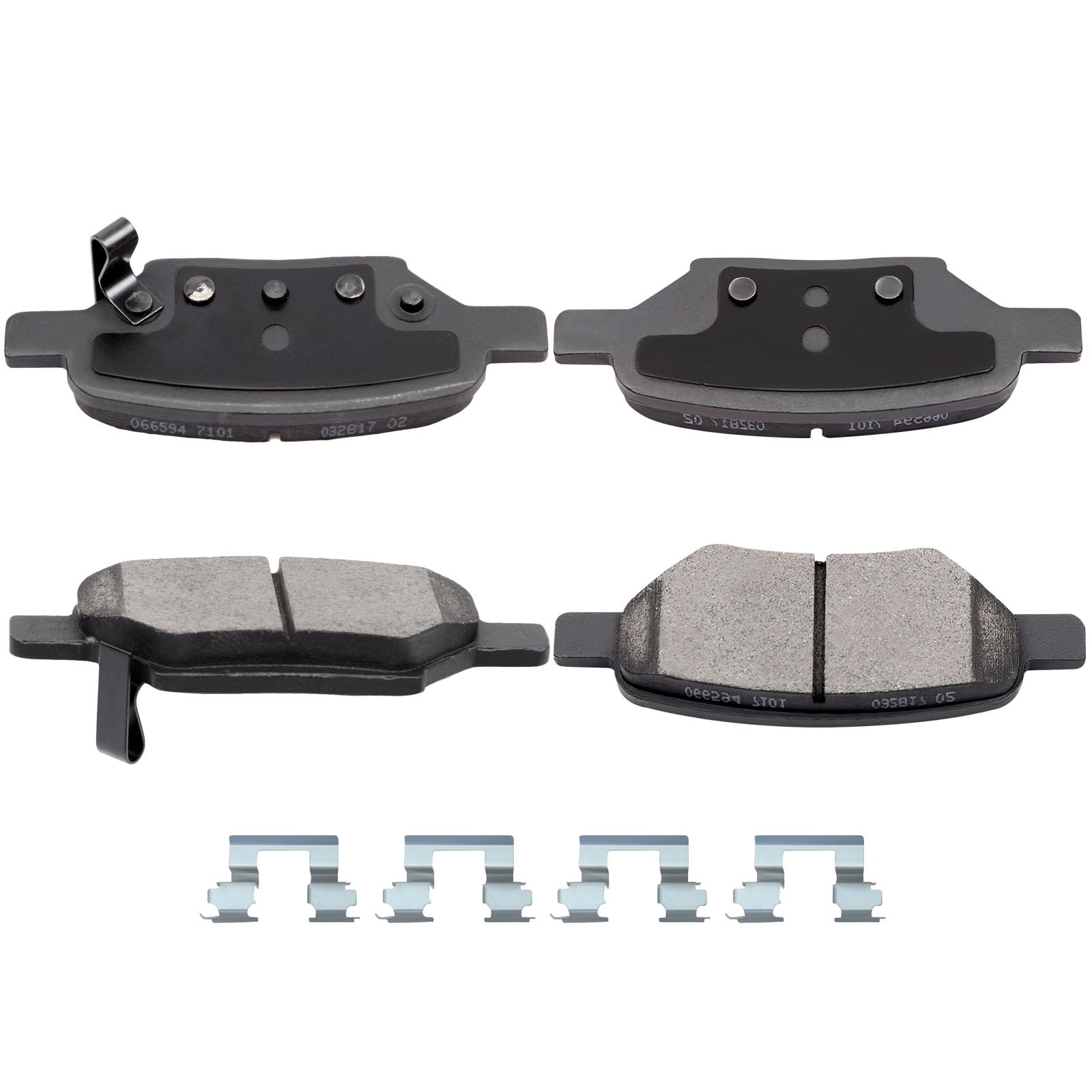 AUTOMUTO 4PCS Rear Ceramic Brake Pads Kits For Chevy For Malibu 2004-2012