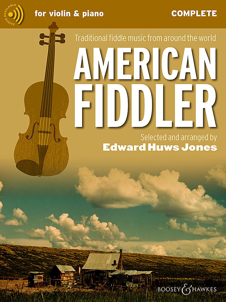 American Fiddler - Traditional fiddle music from around the world - Violin (2 violins) and piano, guitar ad libitum - Sheet Music - Boosey & Hawkes (BH 13887) (Fiddler Collection)