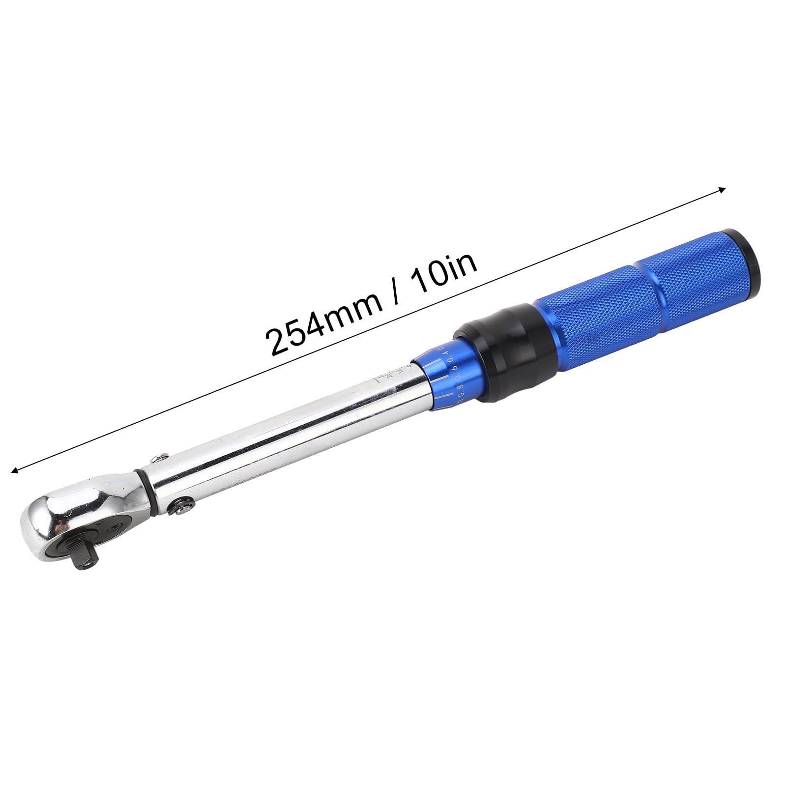 TOOLSGO Ratchet Torsion Wrench Kit Universal Preset Adjustable 2 to 24NM Range 0.2NM Tuning CW CCW Ratchet Wrench Kit