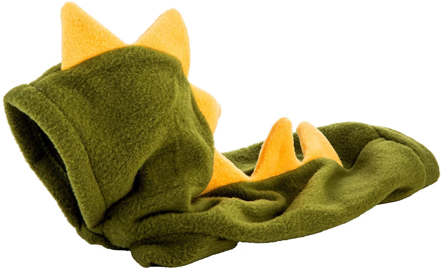 VIILER Fashionable Halloween Activities Cosplay Costume Cotton Basic Cold Weather Dog Hoodie for Small Dogs and Cats (XL, Green Dinosaur)