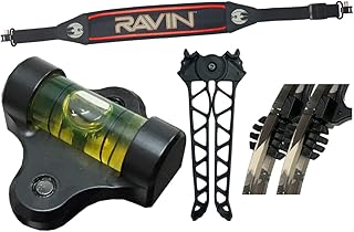 Ravin Crossbows Precision Shooter's Kit with TacHead Bipod, Scope Bubble Level, Vibration Dampeners, Shoulder Sling and Camo Hat for Any Crossbow Bundle (5 Items) - RAVIN