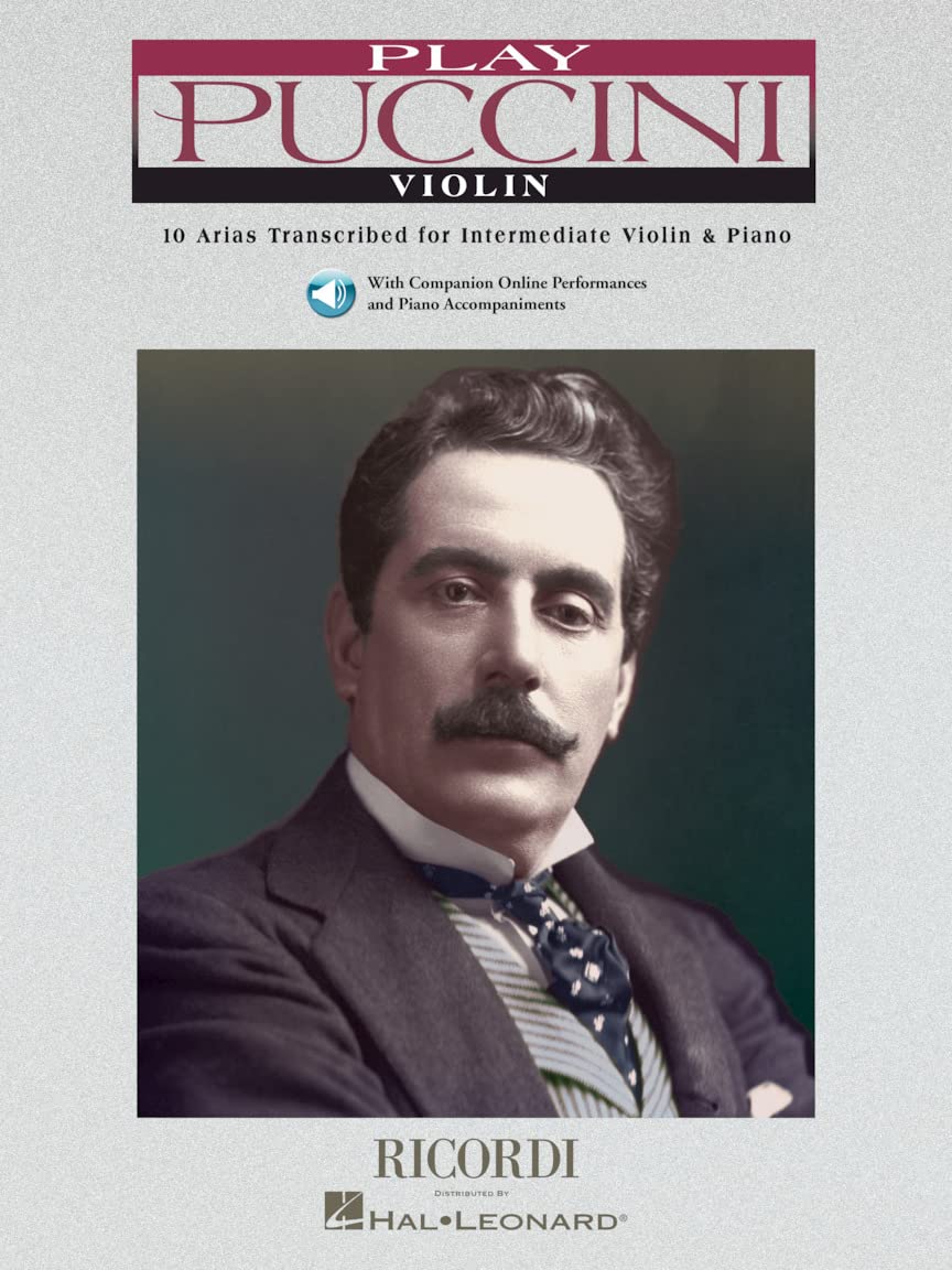 Play Puccini - 10 Arias Transcribed for Solo Instrument & Piano Book/Online Audio