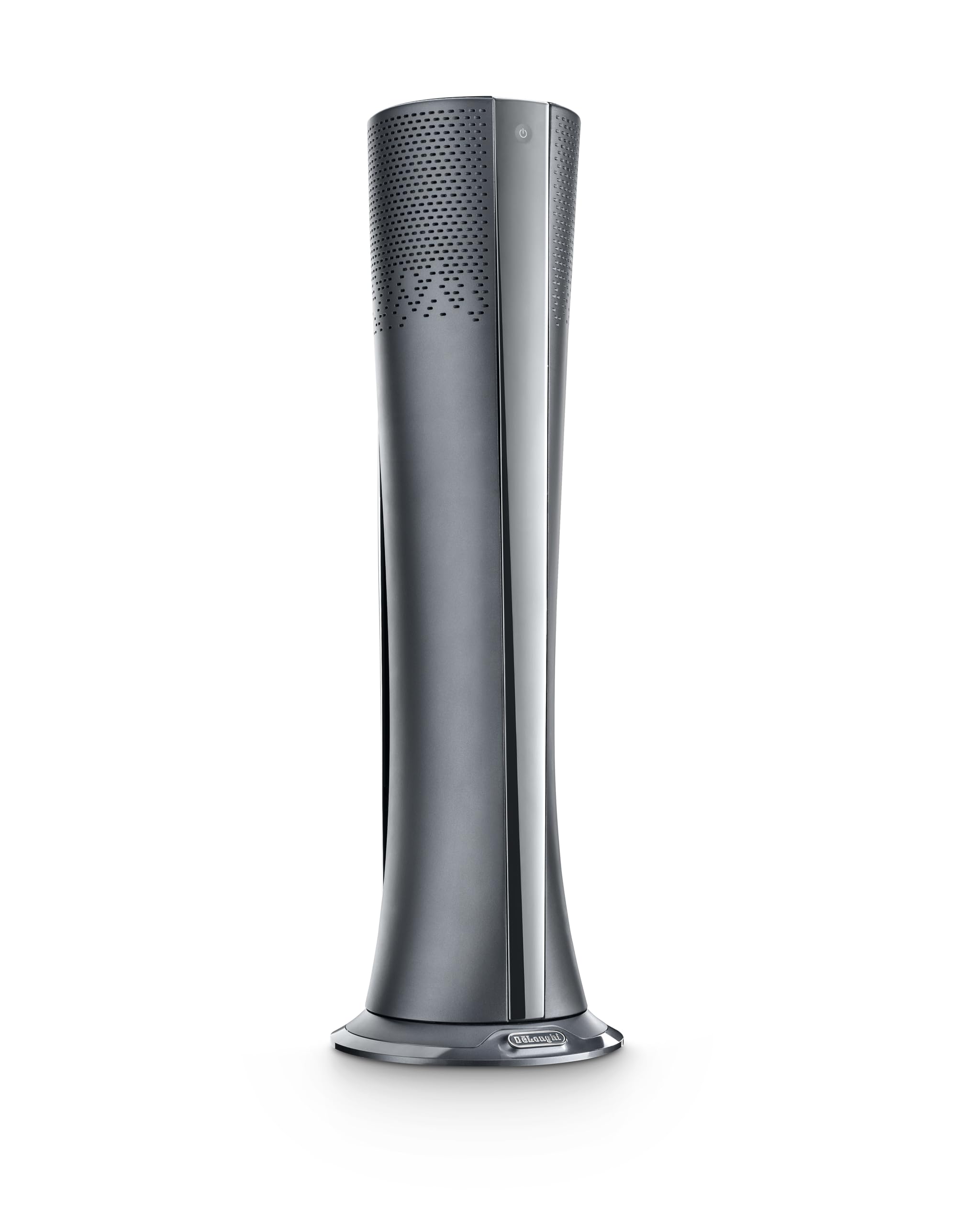 De'Longhi HFX85W20C Termoventilatore, Purificatore d'Aria e Ventilatore, Prodotto 3 in 1: Riscalda, Rinfresca e Purifica, Display a LED, 2000 W, Per 60 Metri cubi, Plastica