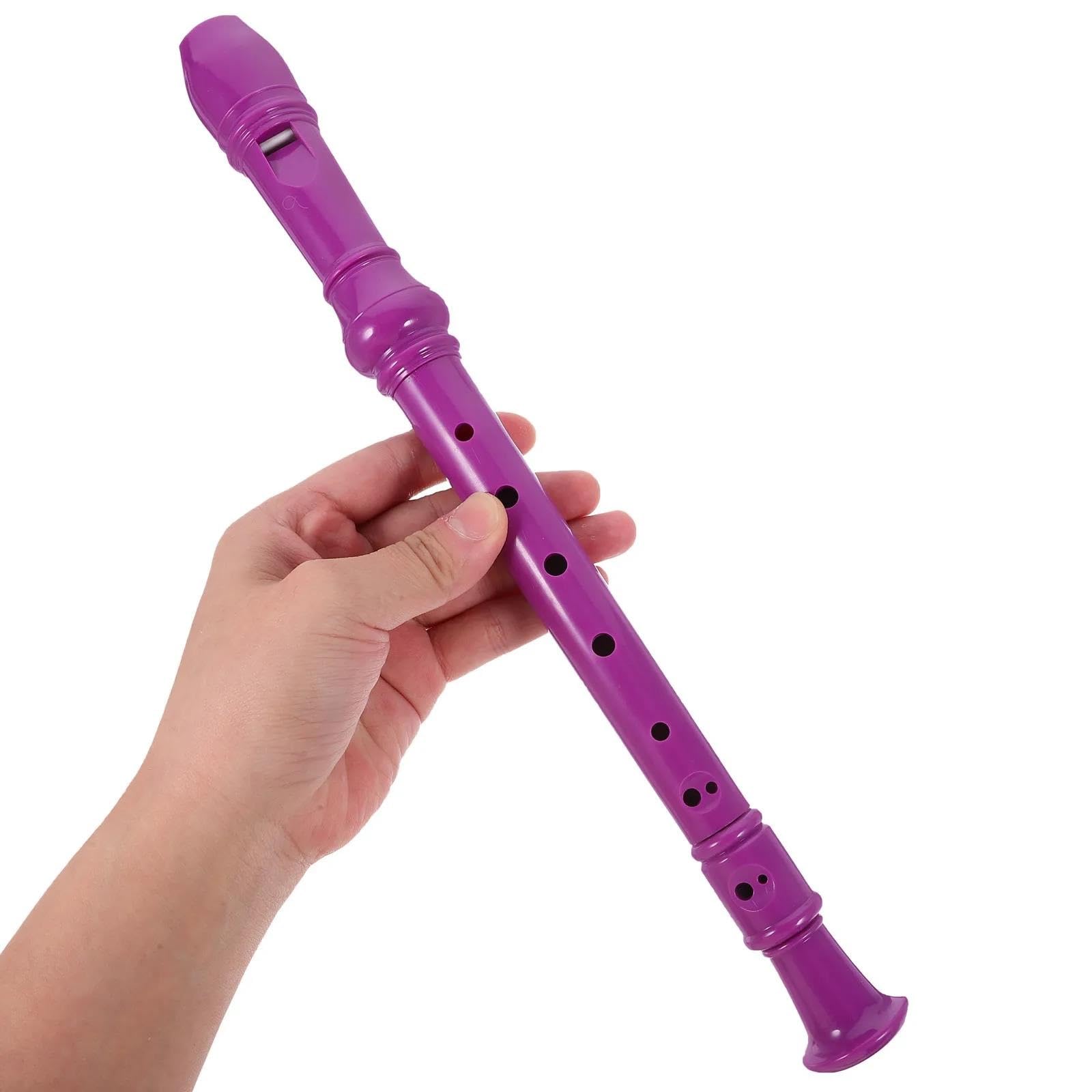1 Set Di Strumenti Per Flauto In ABS A 8 Fori Flauto Dolce Soprano | Produce toni chiari e risonanti per suonare in modo piacevole.