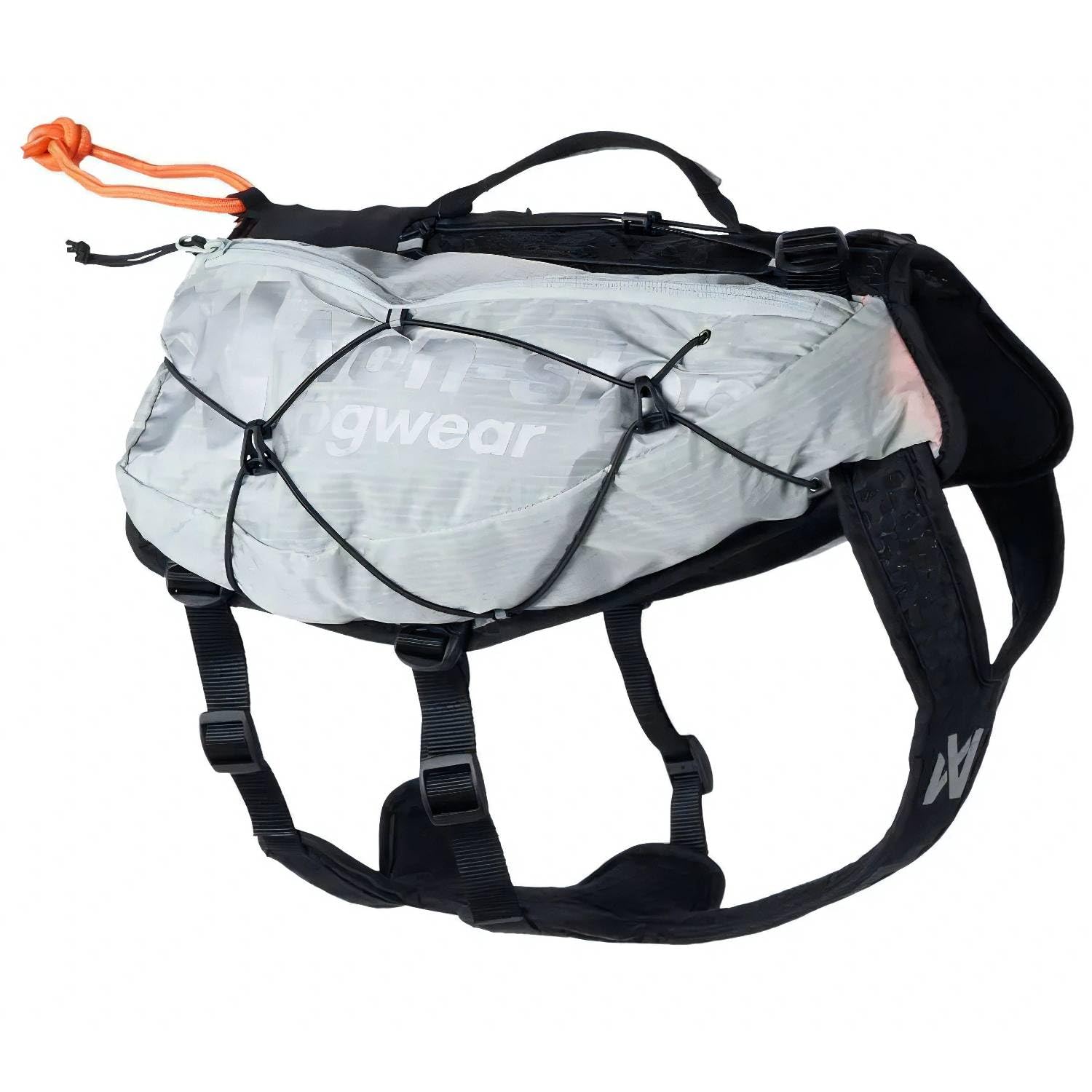 Non-Stop Dogwear Trail Light Dog Backpack, Glacier Grey - L