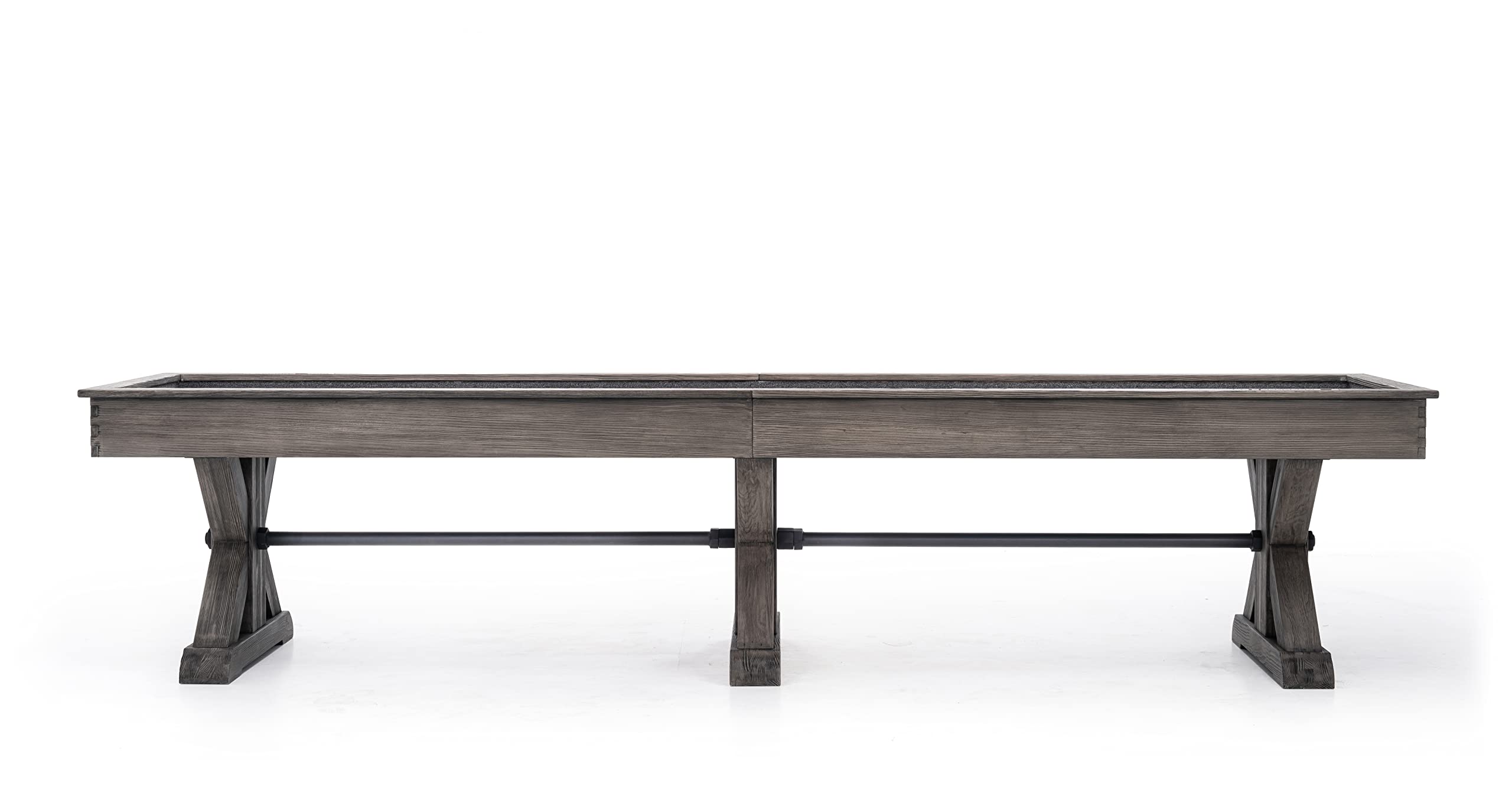 Plank & Hide - Otis Shuffleboard Table (Weathered Grey, 14')