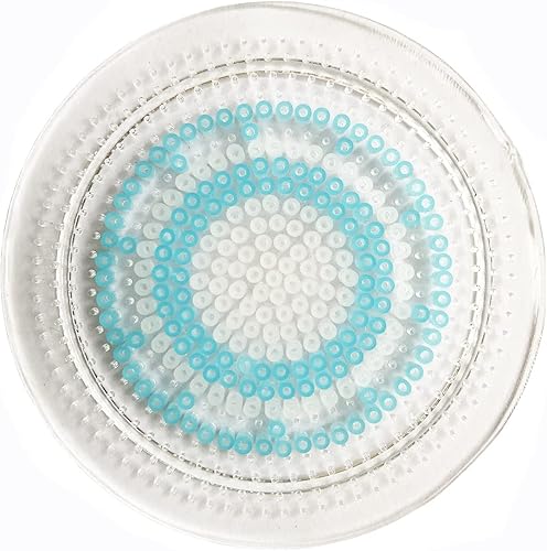 Miniatura 8 de 20000 cuentas de fusibles transparentes azules y blancas transparentes de 0.102 in, paquete a granel de cuentas de fusión funciona con cuentas de