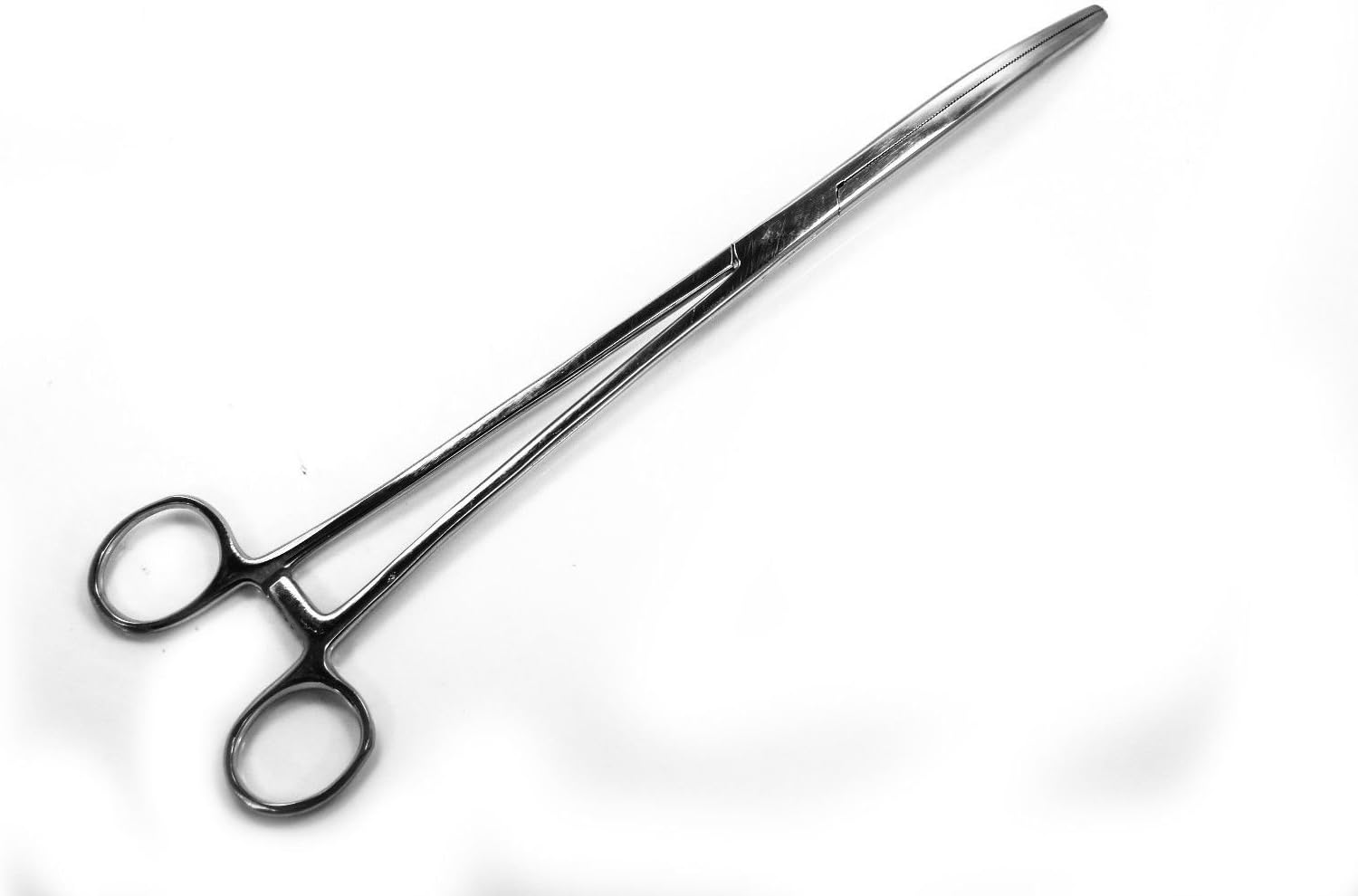 18" Long Curved Hemostat Forceps Stainless
