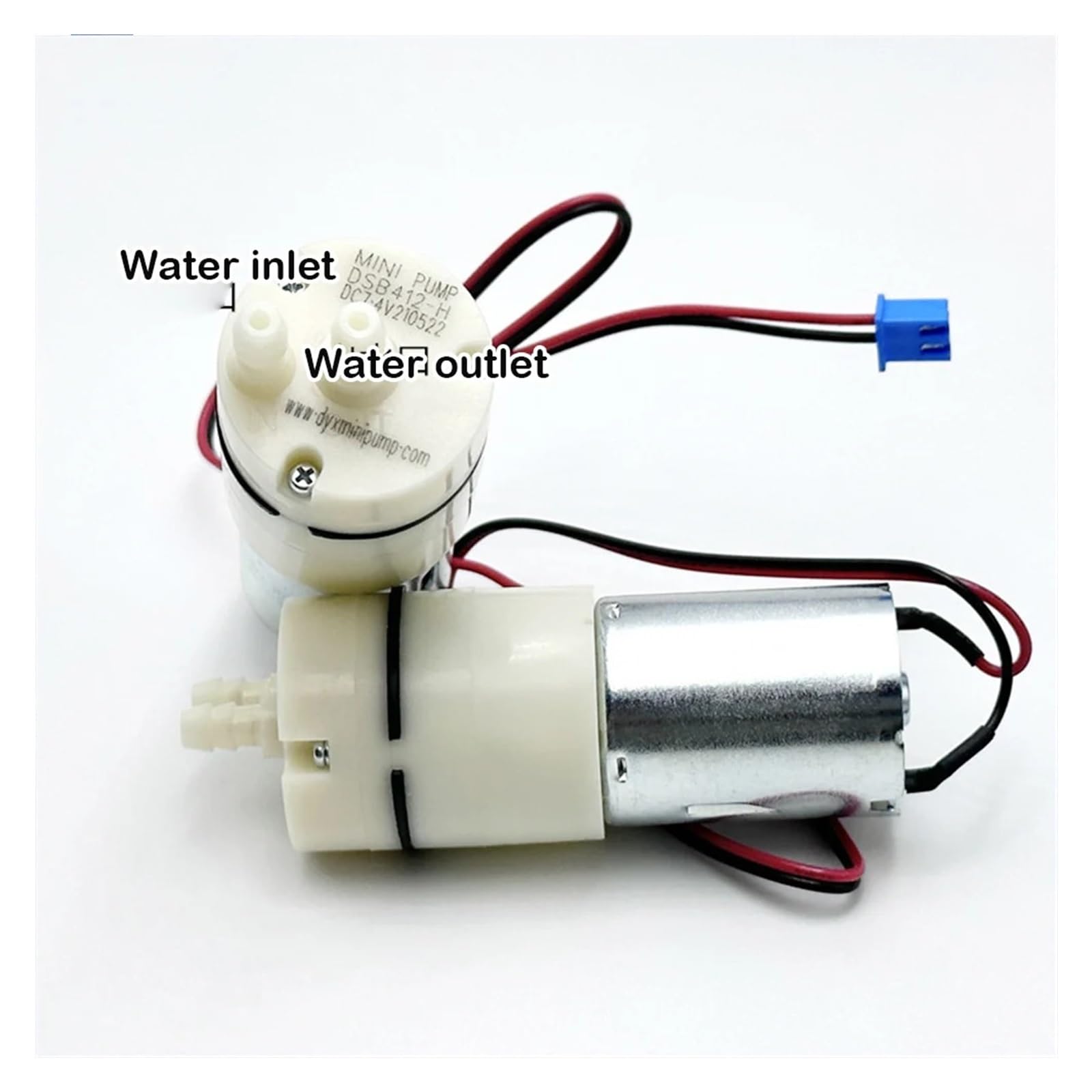 DC 3.7V-7.4V Water Pump Carbon Brush 370 Water Pump Self Priming Pump Large Flow USB Diaphragm Pump