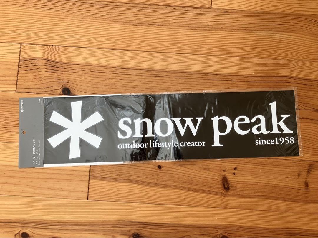 Amazon.co.jp: スノーピーク ロゴステッカー アスタリスクL NV-008  