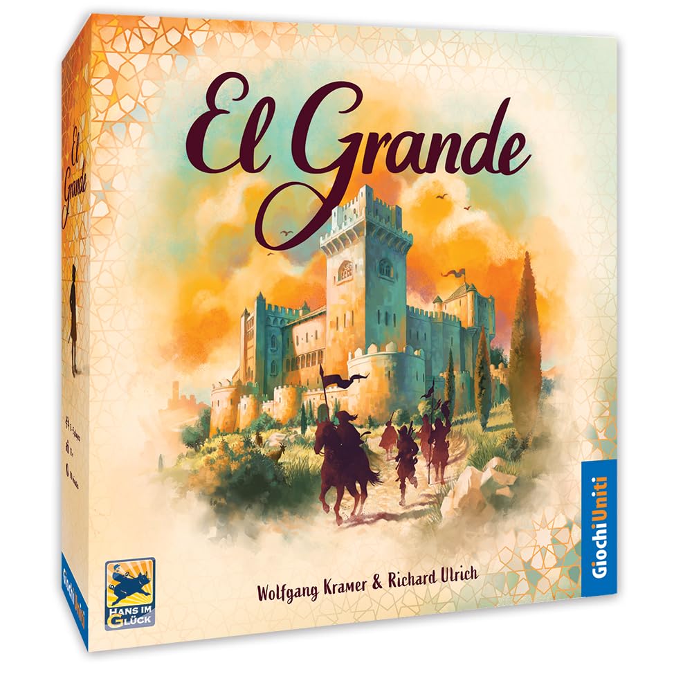 Giochi Uniti Multicolor - El Grande, Nueva Edición, Juego De Mesa, 2-5 Jugadores, 12+ Años, Edición Italiana, Gu773