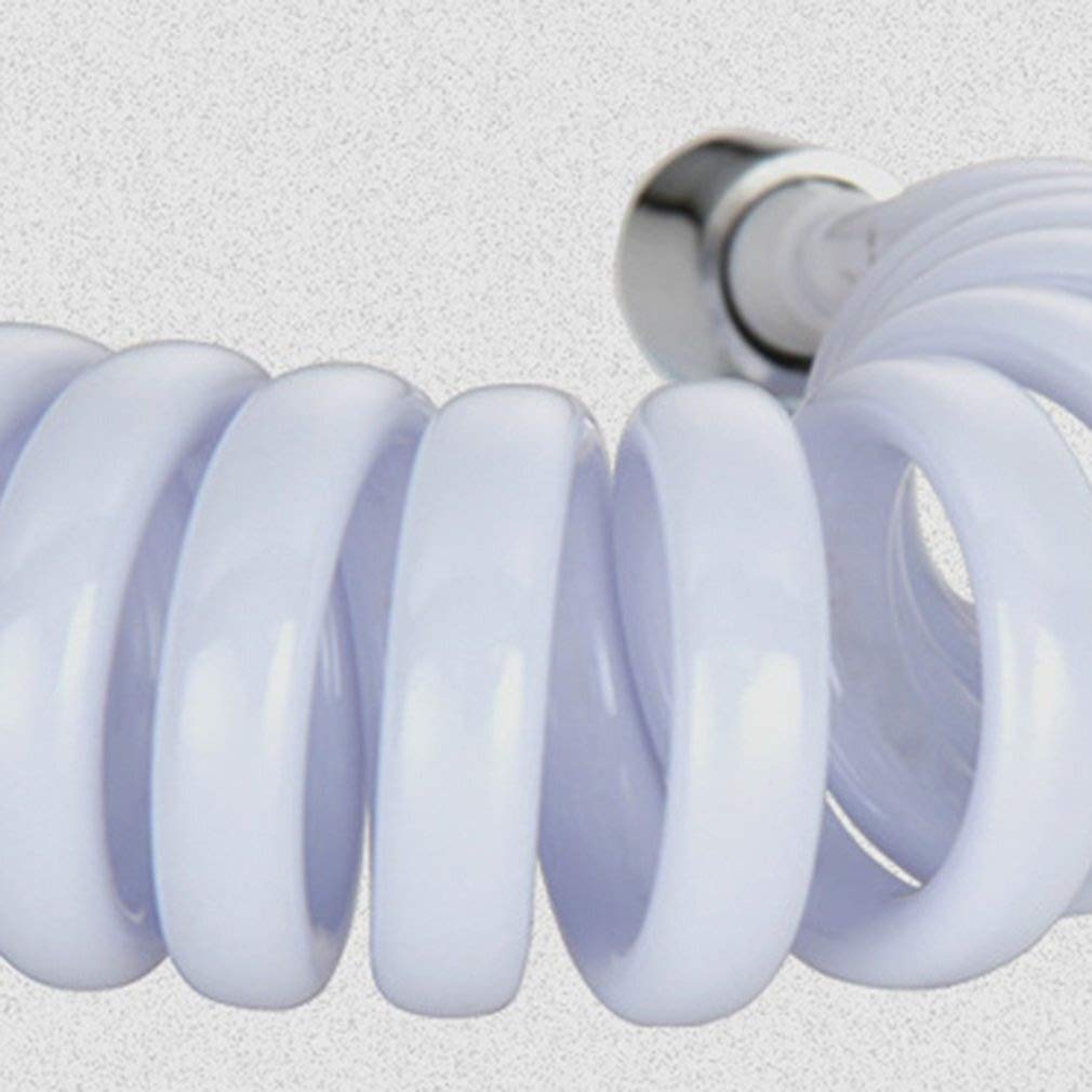Remplacement du tuyau de douche, Tuyau de douche télescopique à ressort en mousse cuivre for bidet, 1,5 m, flexible PVC, rétractable, pommeau, toilette, remplacement facile faire soi-même