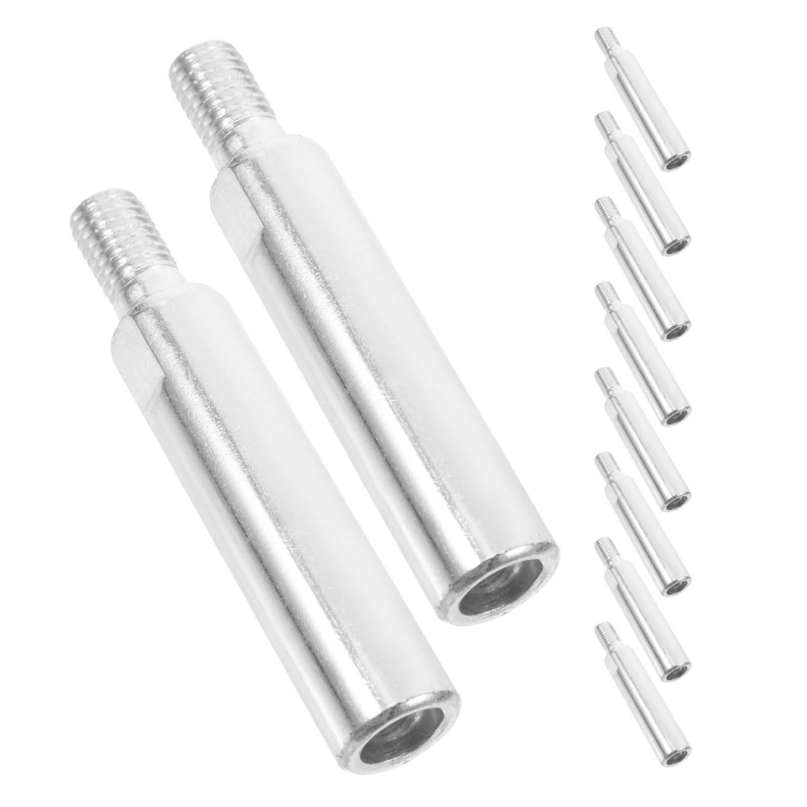 Rallonge filetée M10 pour meuleuse d'angle lot de 10 tiges en acier