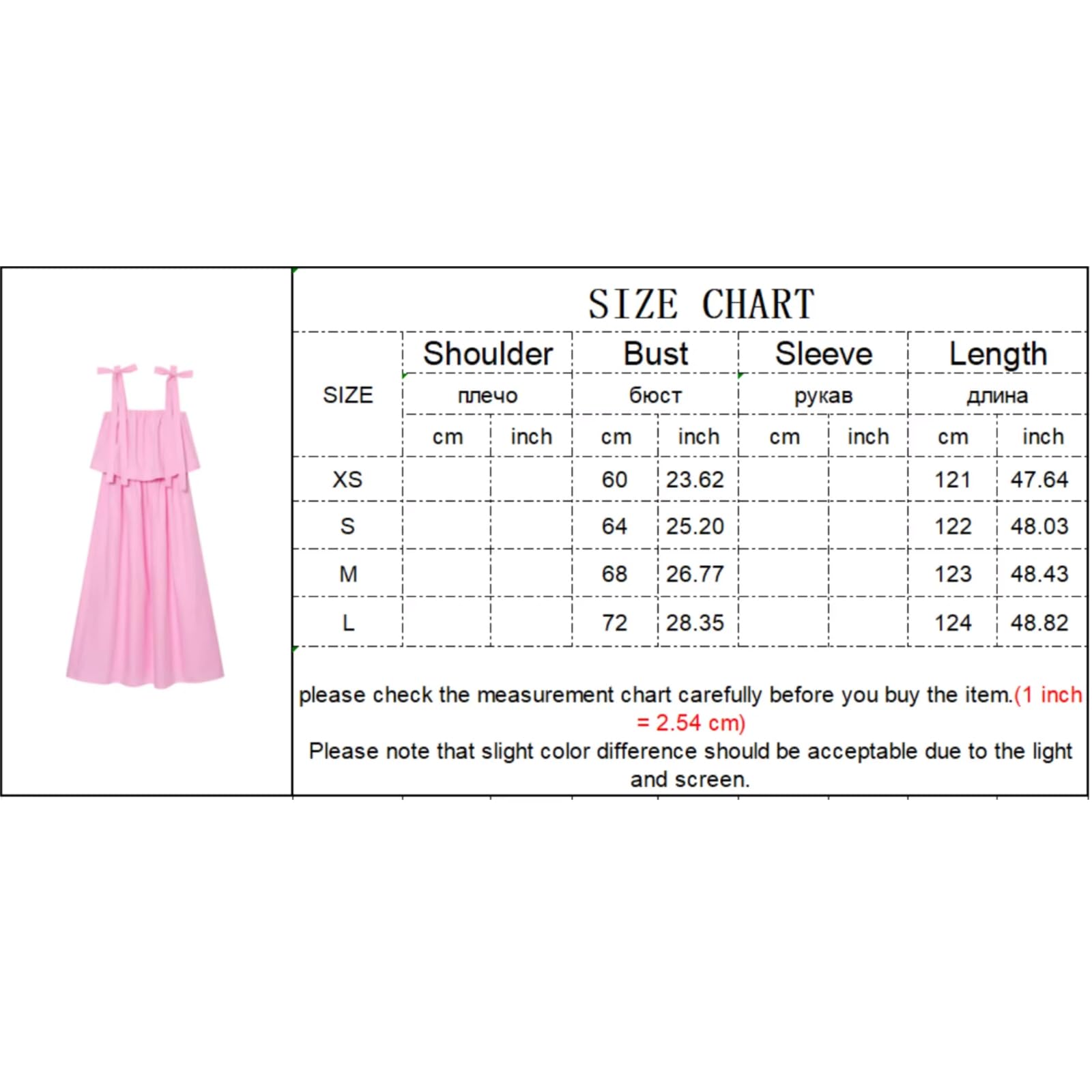 Vestido Midi Mujer A-Linea Escalonado con Tirantes y Lazos