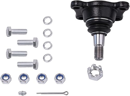 Miniatura 174 de Detroit Axle - Par de rótulas delanteras inferiores para Jeep 2014-2018 Cherokee, 2 juntas esféricas inferiores reemplazo 2015 2016 2017
