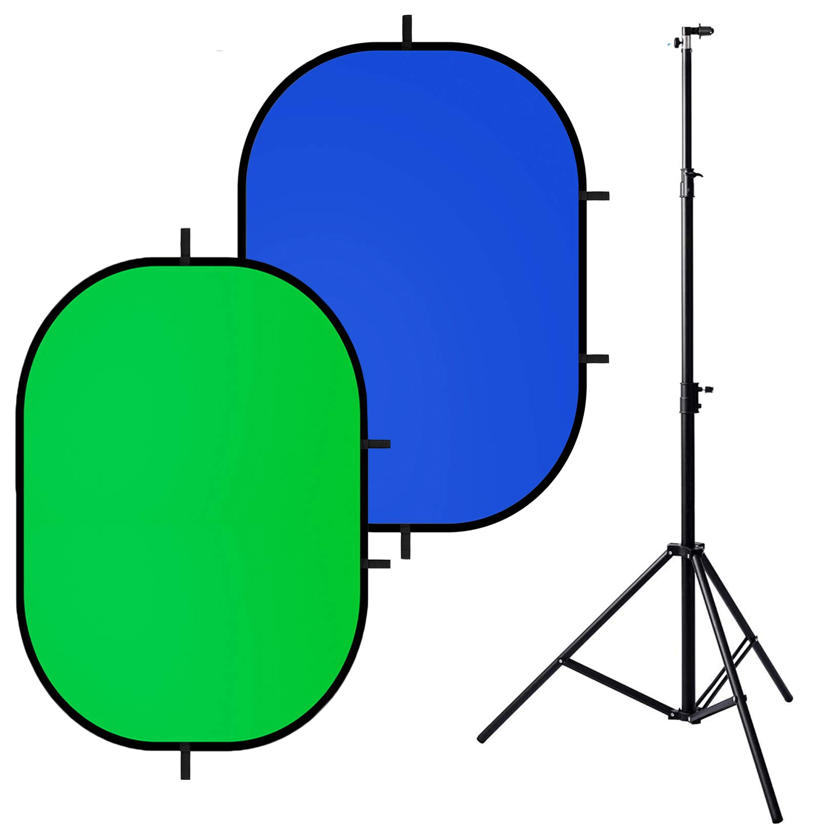 Buy Selens Green Screen with Stand Kit 3.3x4.9ft 2in1 Pop Up